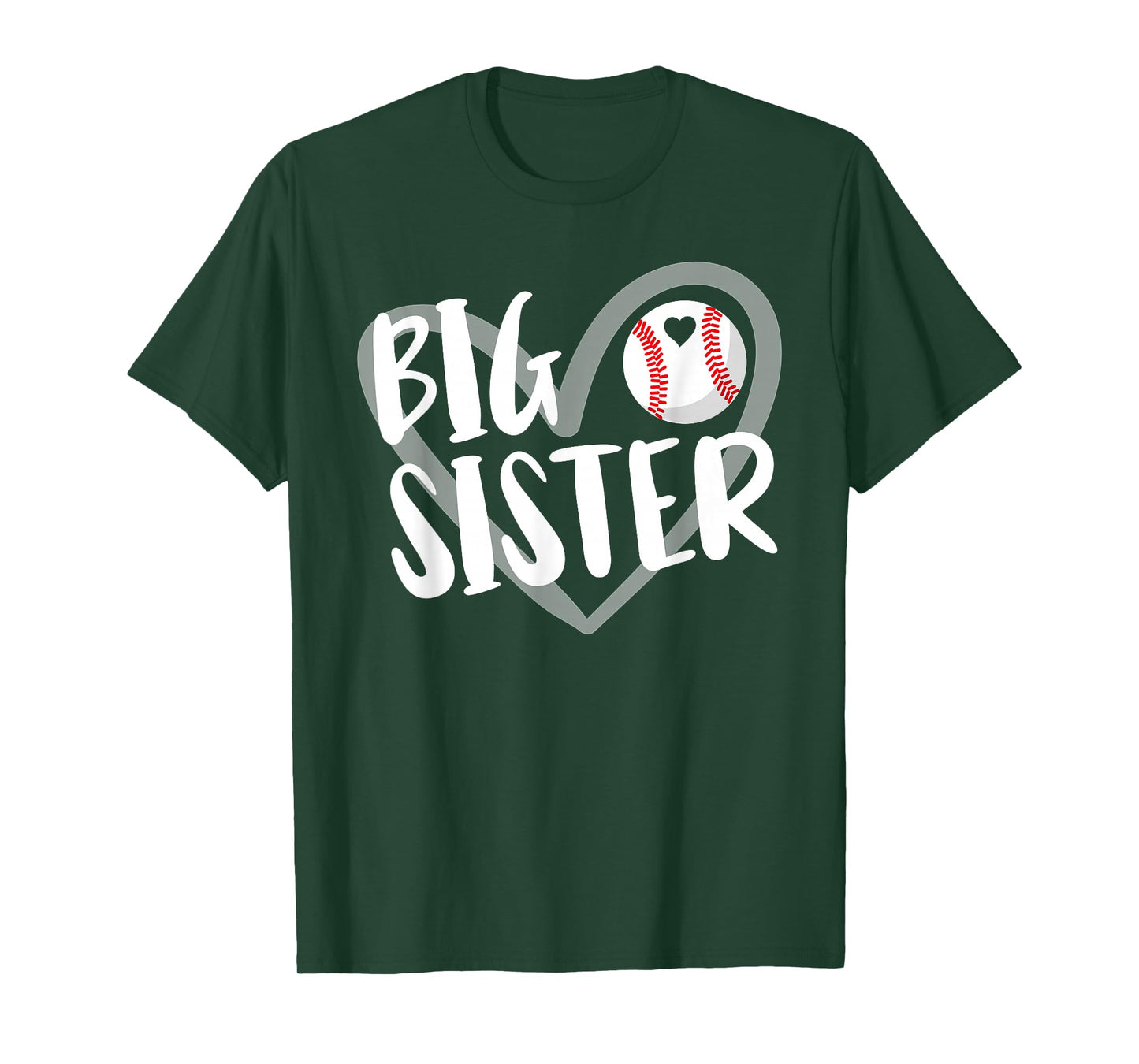 Baseball Big Sister T-Shirt