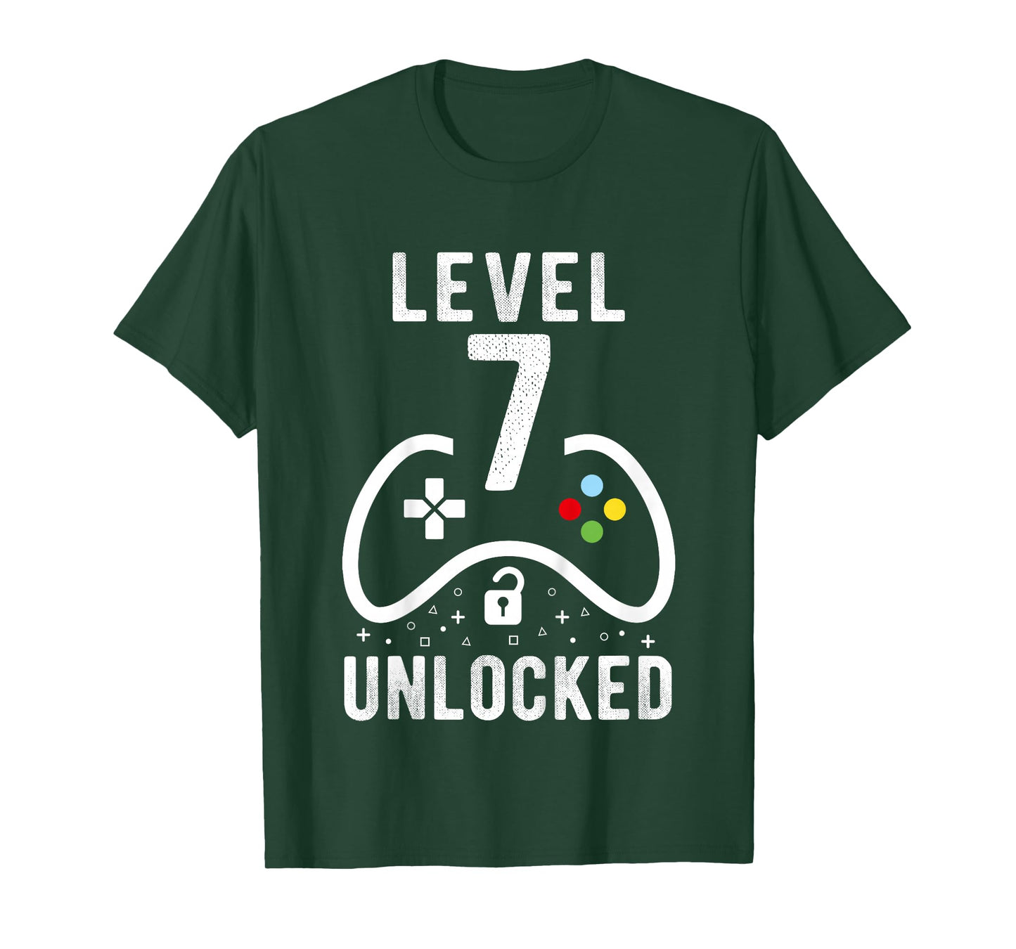 Level 7 Unlocked Video Game 7th Birthday Gift T-Shirt