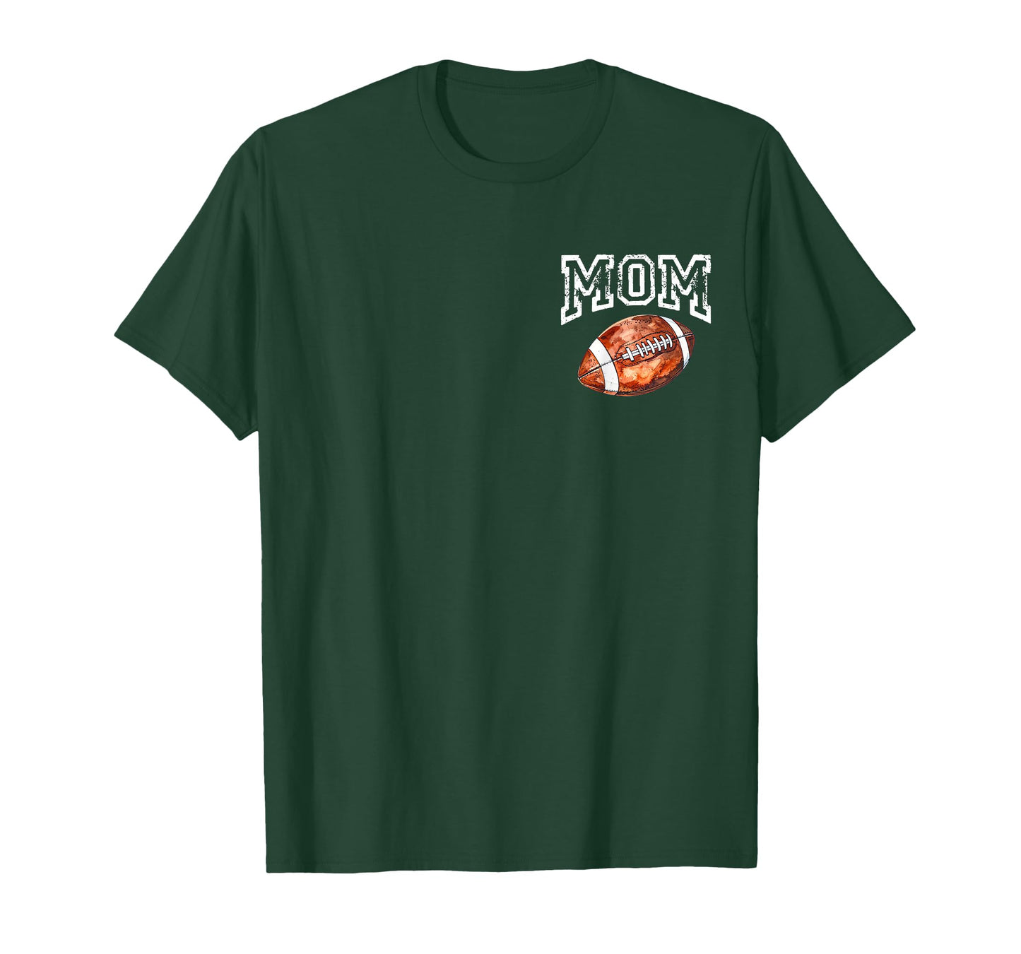 Mom of The 1 Year Old Football 1st Year Down Birthday Party T-Shirt