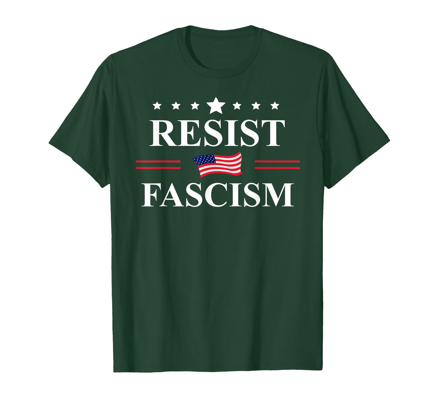 Resist Fascism No Kings Fight Fascism Protest Anti-Fascism T-Shirt