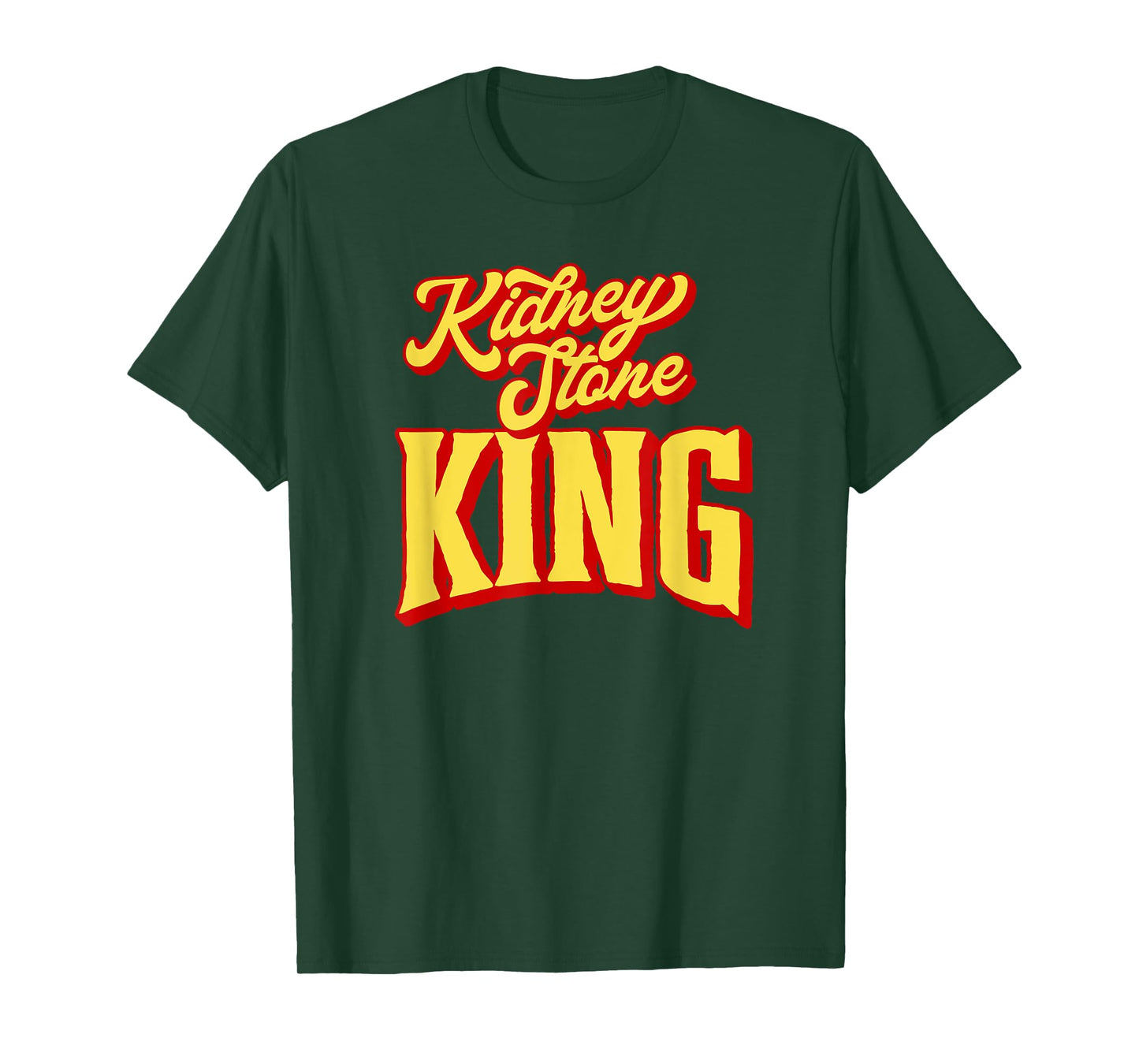 Kidney Stone King! Funny Kidney Stone Passing Retro T-Shirt