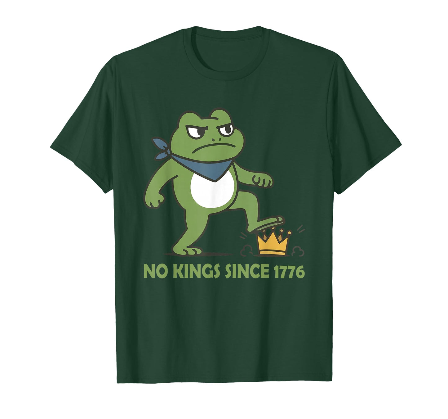 Frog Protest No Kings in America T-Shirt