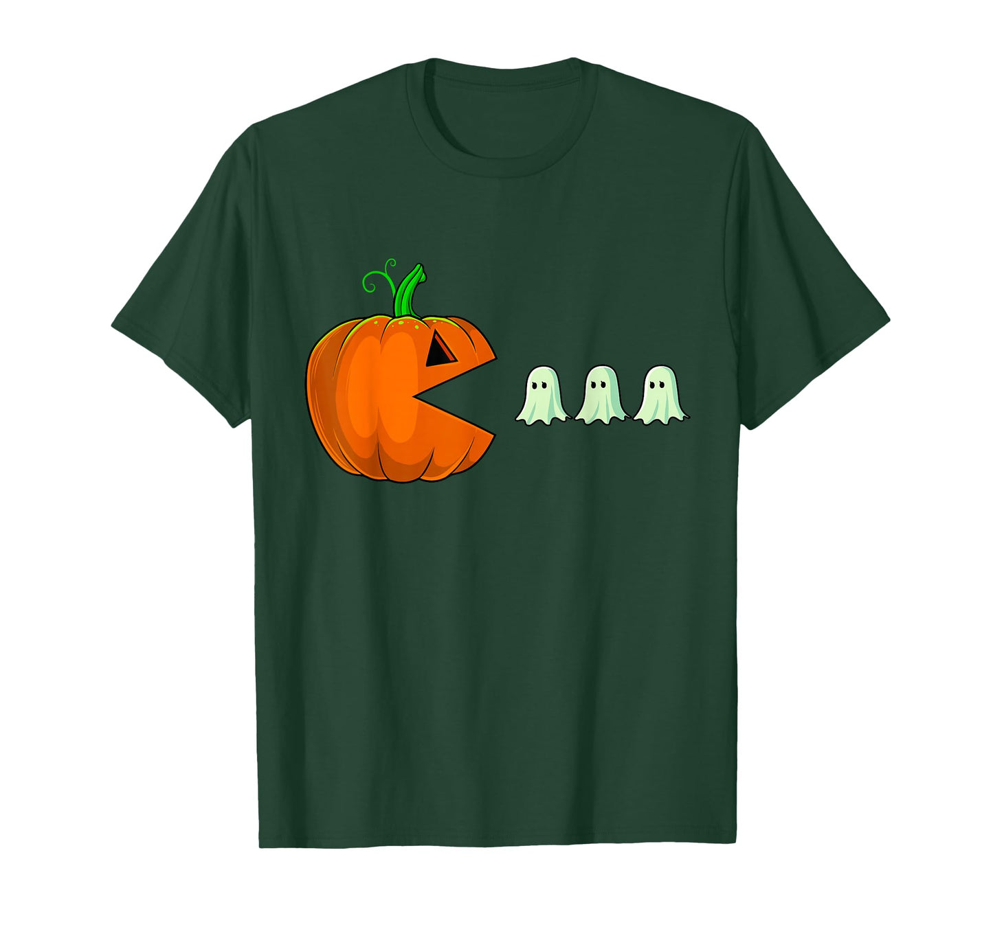 Halloween Pumpkin Funny Ghosts Boys Kids Women Men T-Shirt