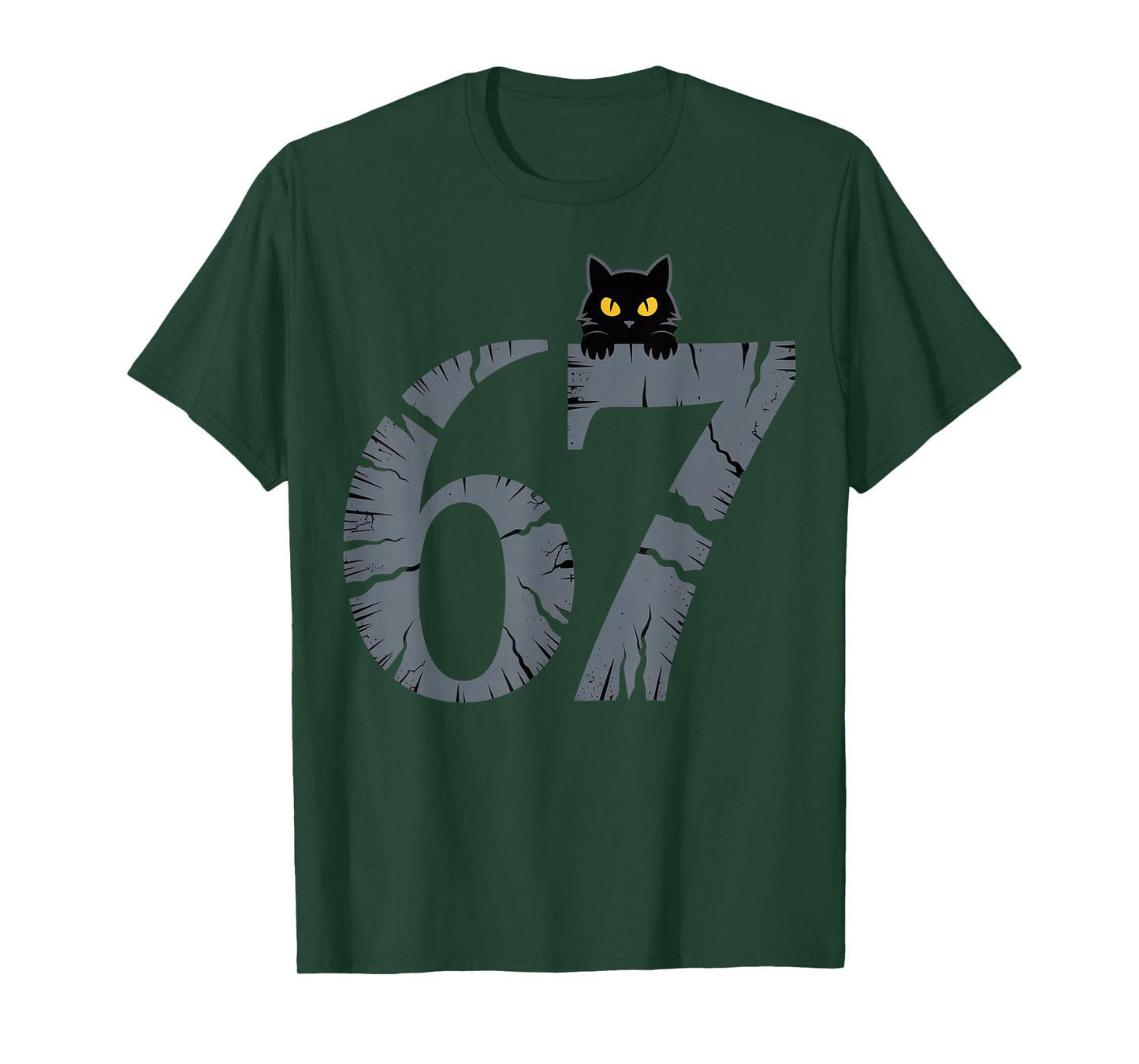 Cat Six Seven Meme Teacher 6 7 Halloween Costume T-Shirt