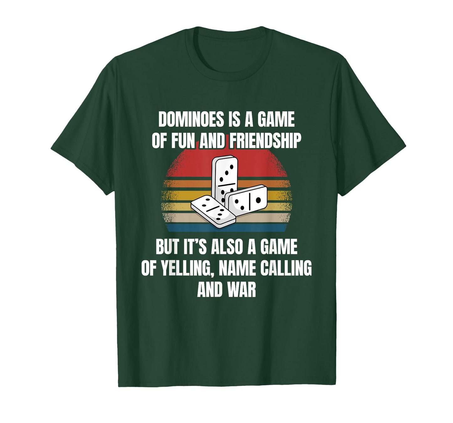 Dominoes Game Domino Hobby Funny Saying Bad Loser Quote T-Shirt