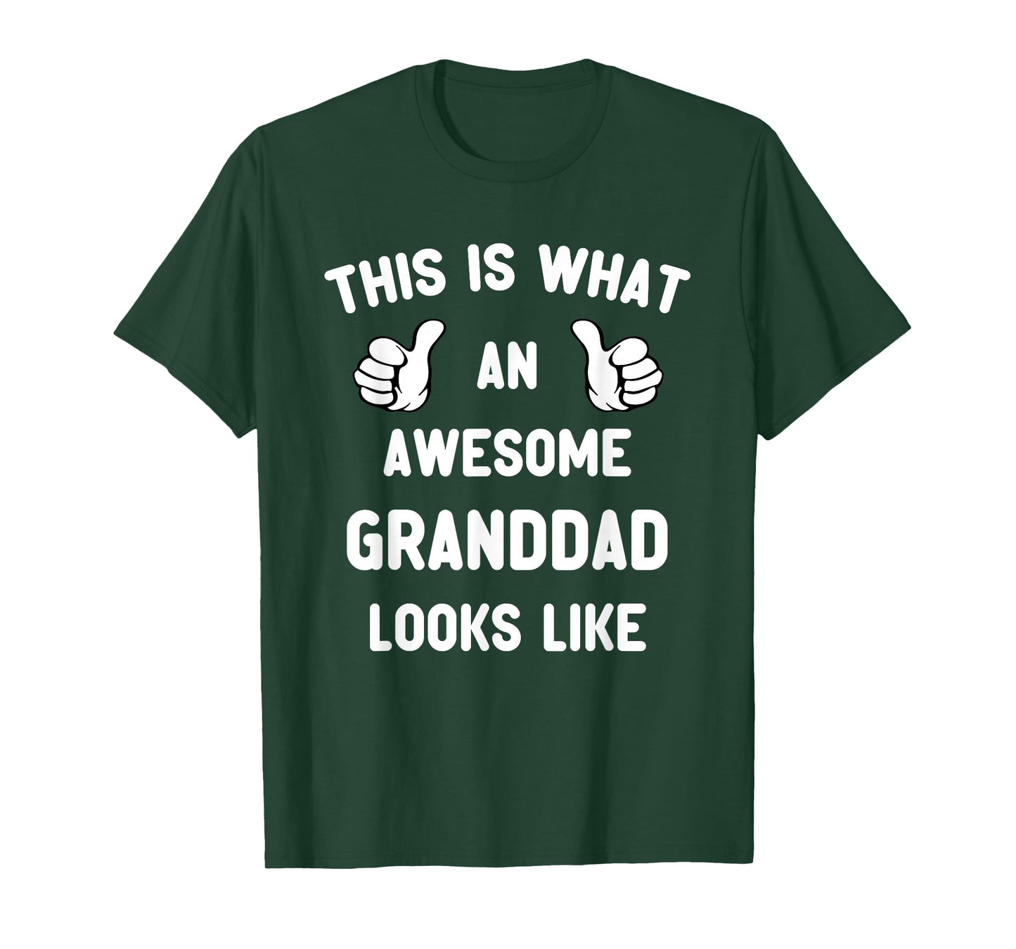 This Is What An Awesome Granddad Looks Like Grandpa Cool T-Shirt