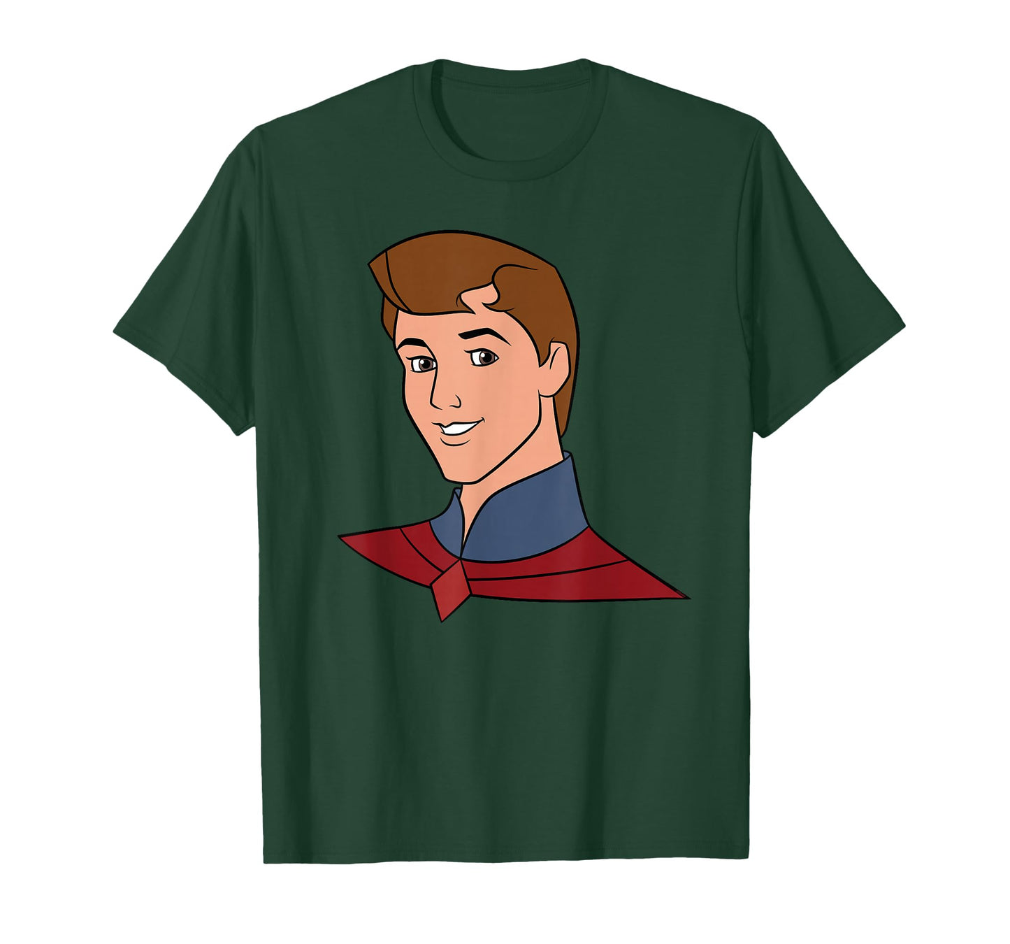 Disney Sleeping Beauty Prince Phillip Big Face Costume T-Shirt