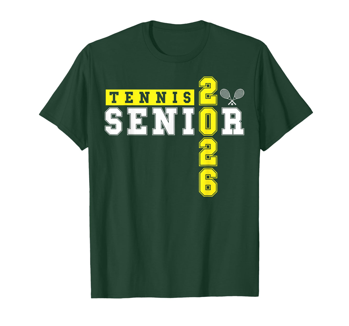 Tennis Senior Night Tennis Senior 2026 Graduation 30 T-Shirt