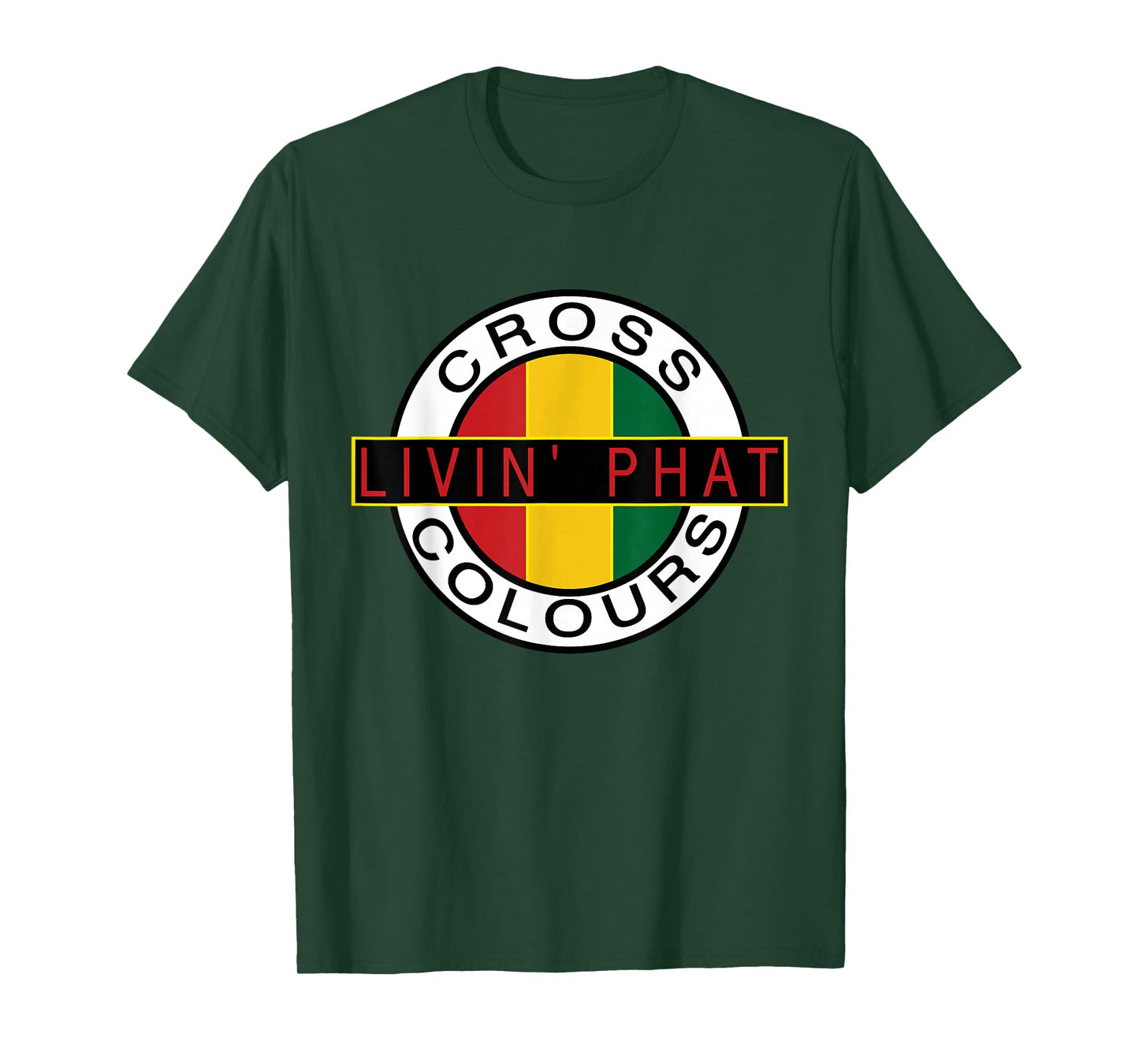 CROSS COLOURS | Retro Graphic 1990's Vintage Unisex-Adult T-Shirt