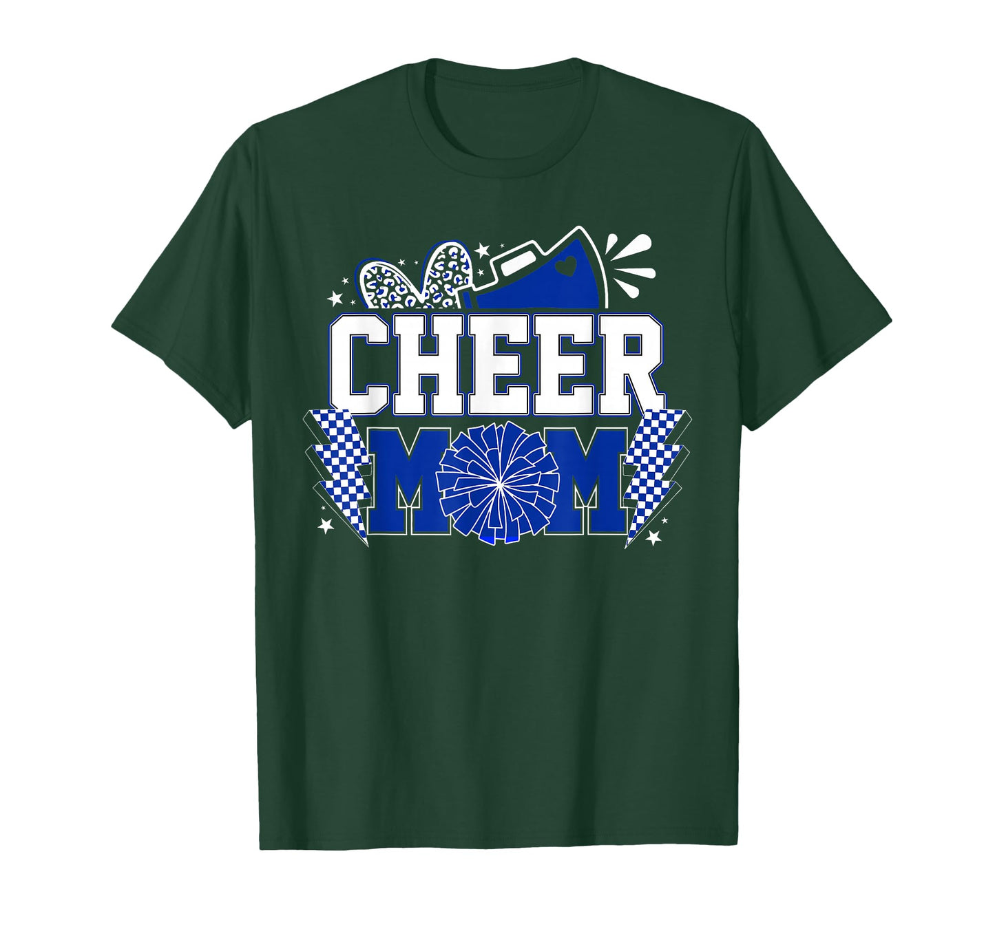 Cheer Mom Cheerleader Mom Cheer Mama Biggest Fan Mothers Day T-Shirt