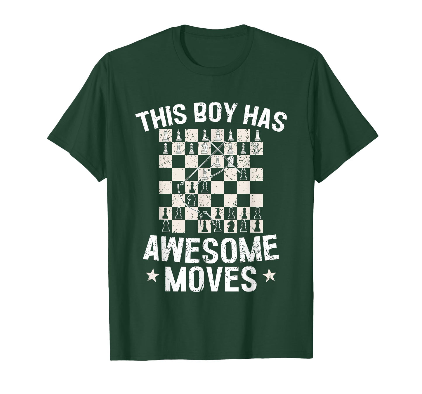 Chess Shirt For Boys Kids Chess Player Board Game T-Shirt