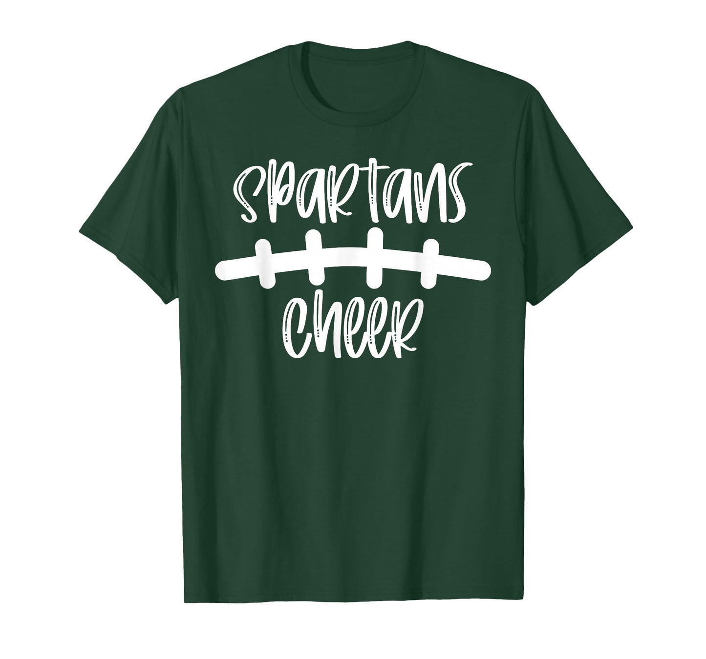 Spartans Cheer School Spirit Football Team Mascot Game Night T-Shirt