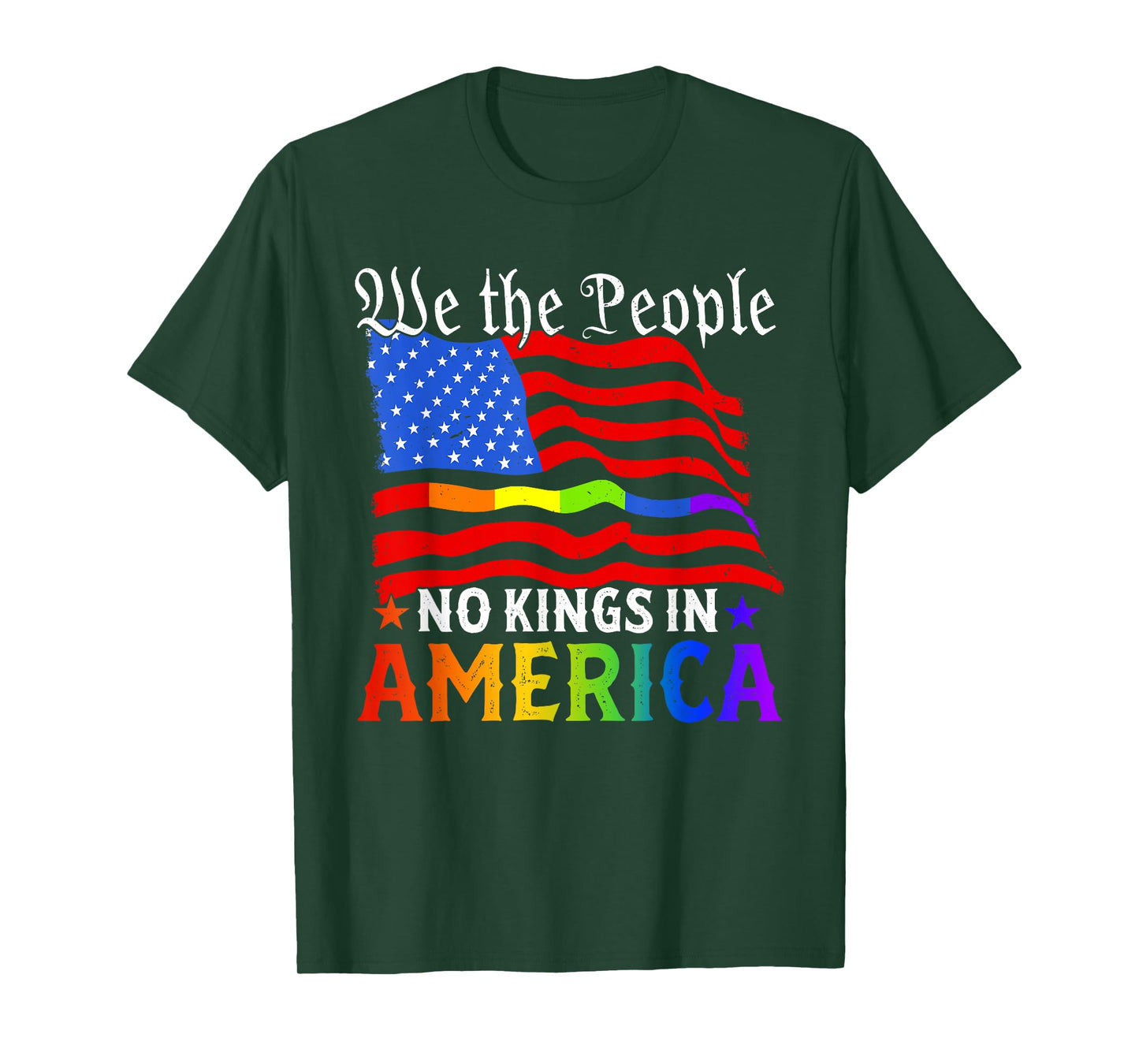 Patriotic Pro-Democracy Protest June 14 No Kings In America T-Shirt