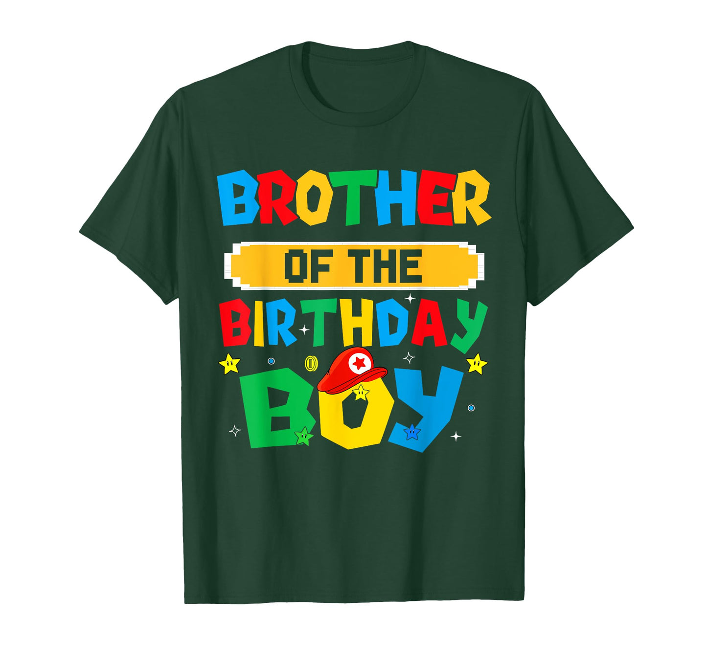 Brother Of The Birthday Boy Game Video Gaming Match Family T-Shirt