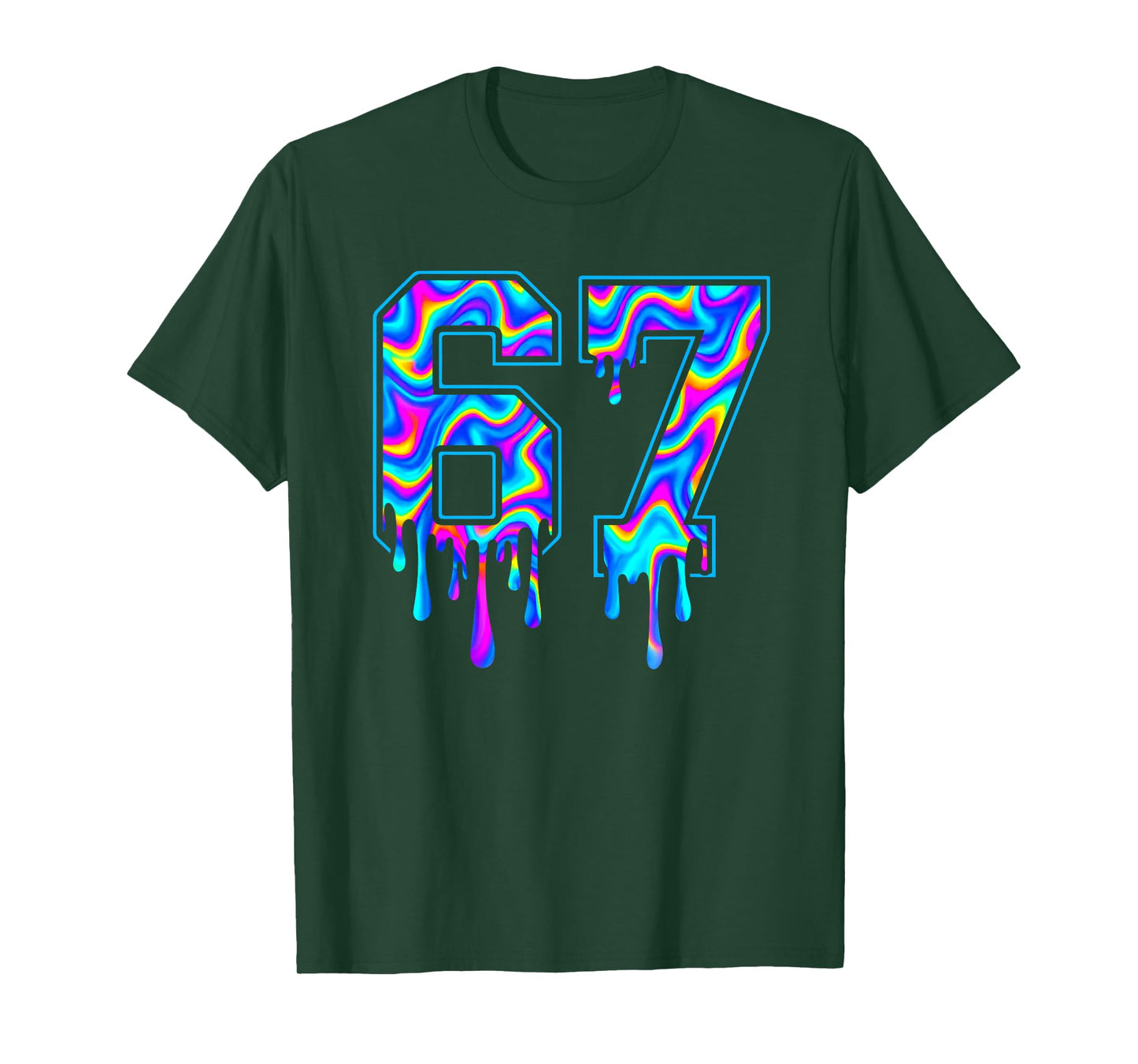Swirl Six Seven Drip 6 7 Meme Gen Alpha Slang T-Shirt