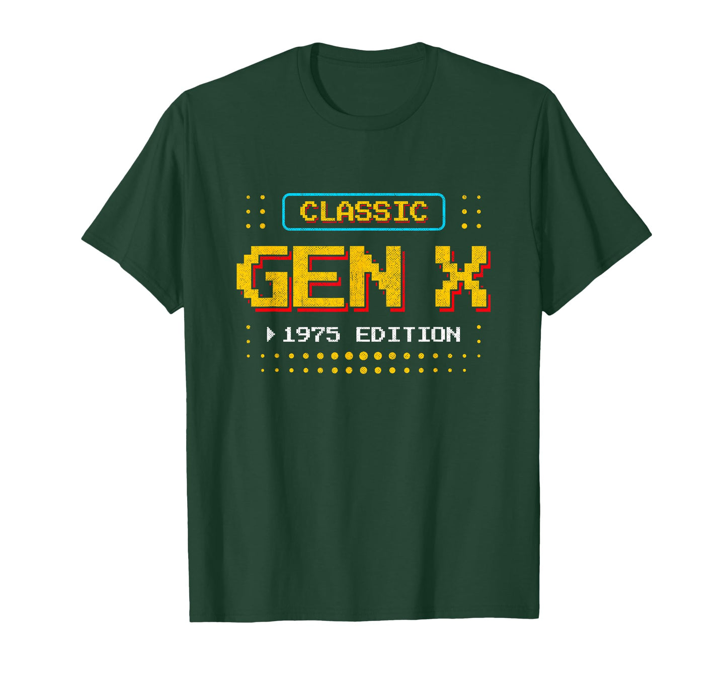 Born 1975 Gen X - Classic 1975 Retro Gamer - Gaming Birthday T-Shirt