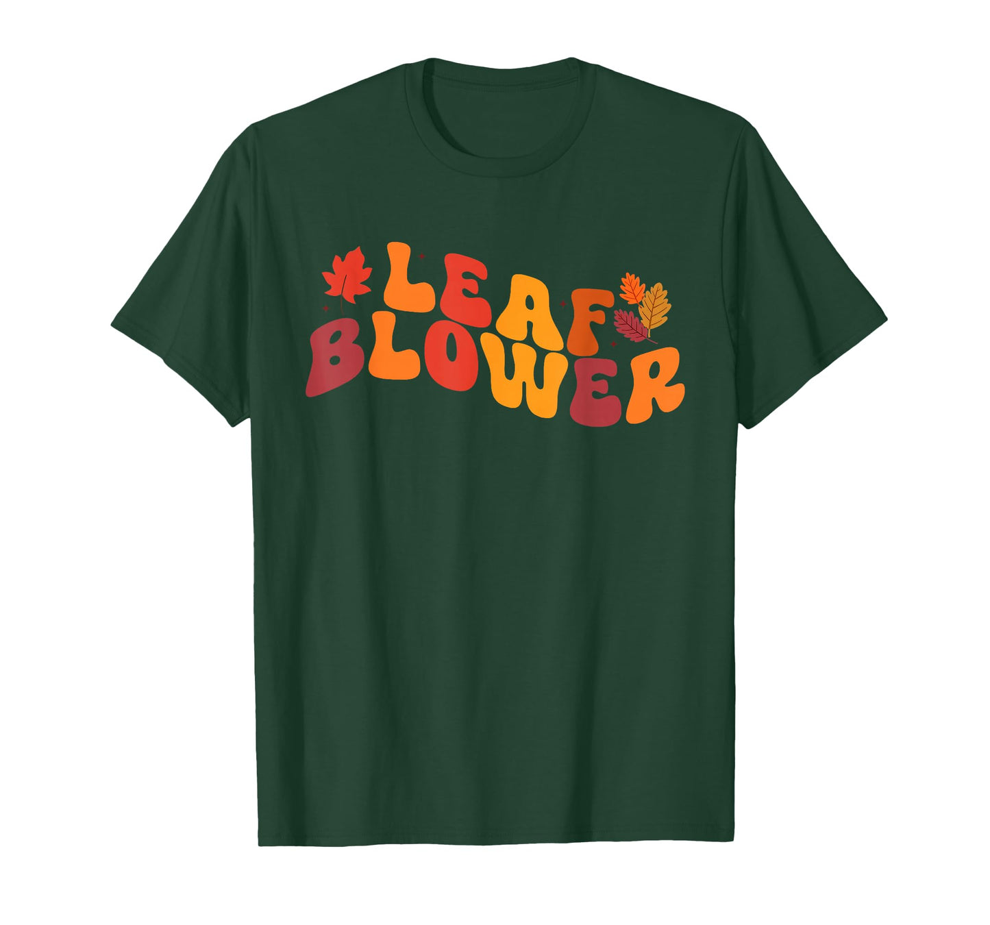 Funny Leaf Blower Fall Costume Couple Halloween Matching T-Shirt