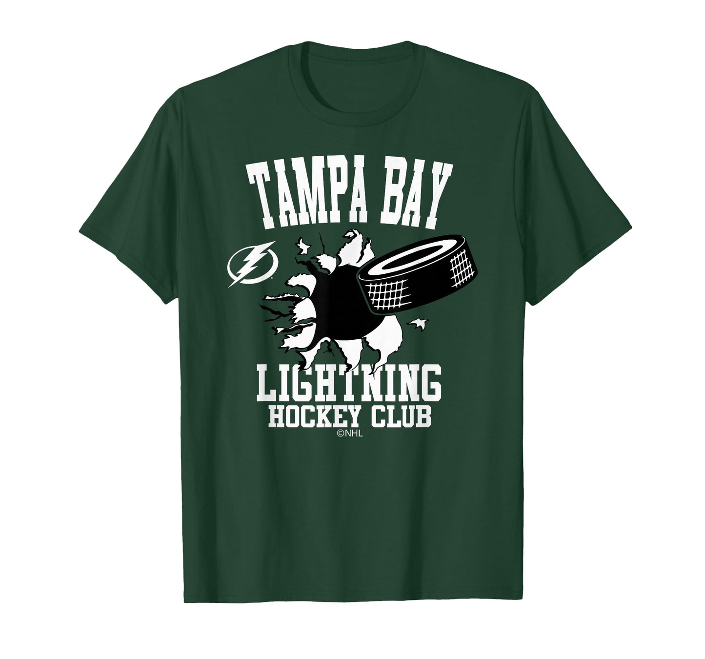 Tampa Bay Lightning Puck Burst Royal Officially Licensed T-Shirt
