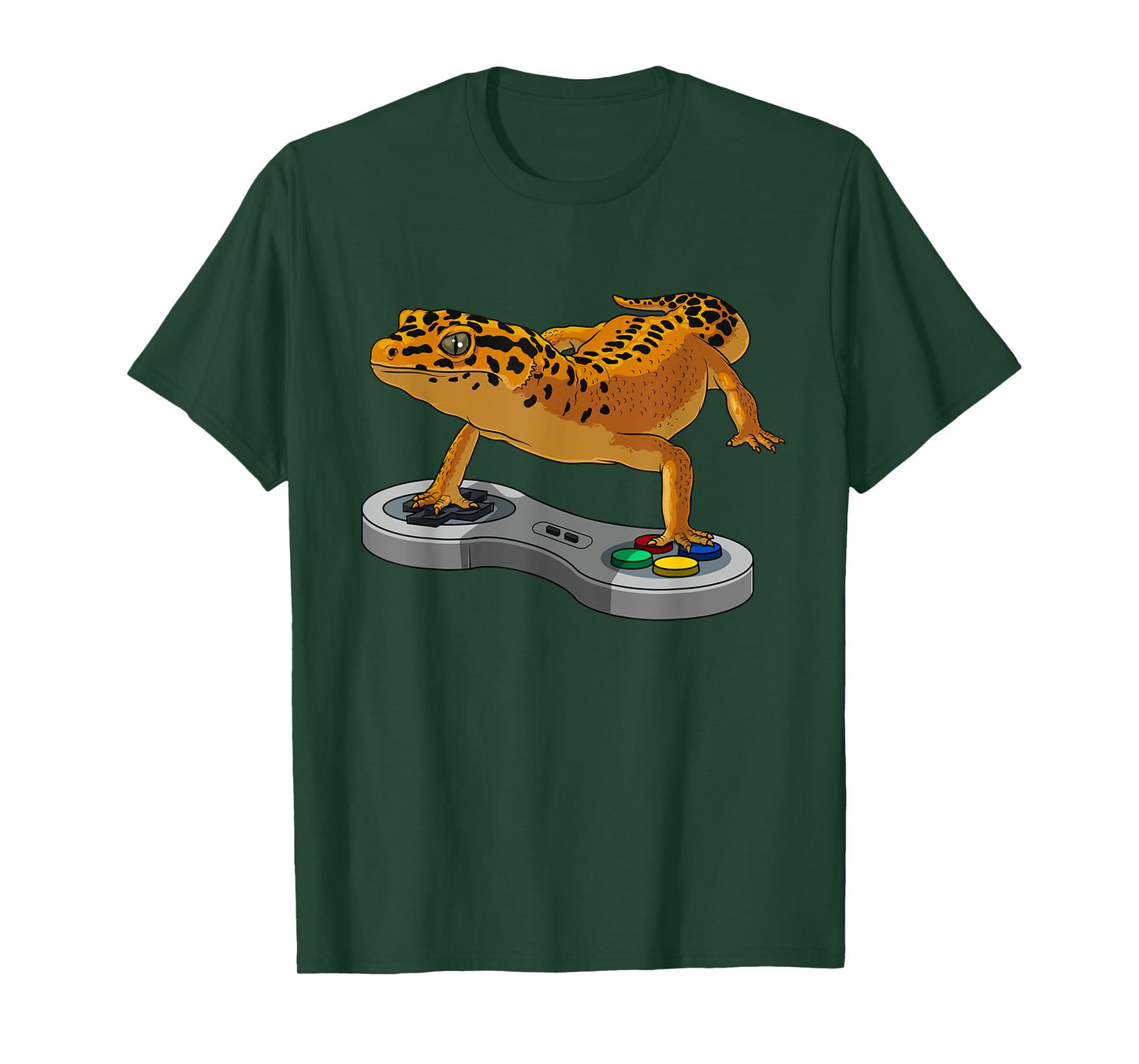 Funny Leopard Gecko Bearded Dragon Gift Kids Cool Gamers T-Shirt