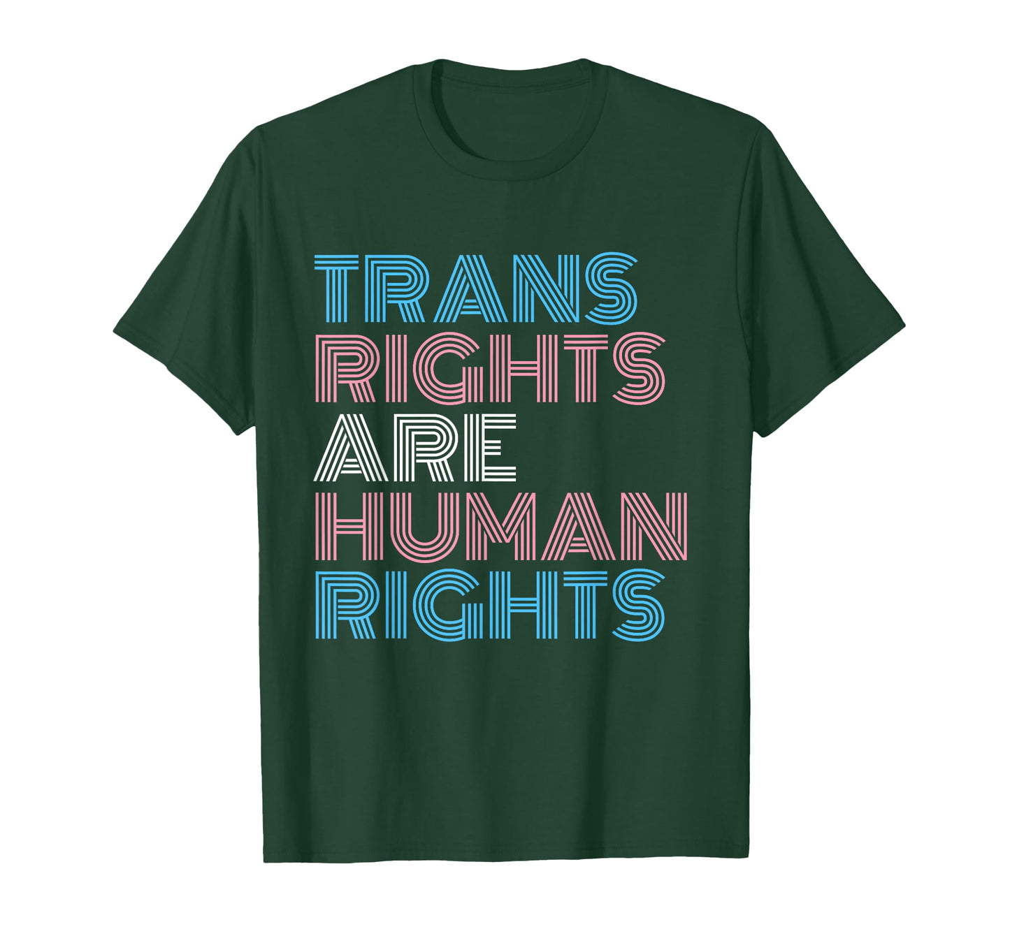 Trans Right are Human Rights Shirt Transgender LGBTQ Pride T-Shirt