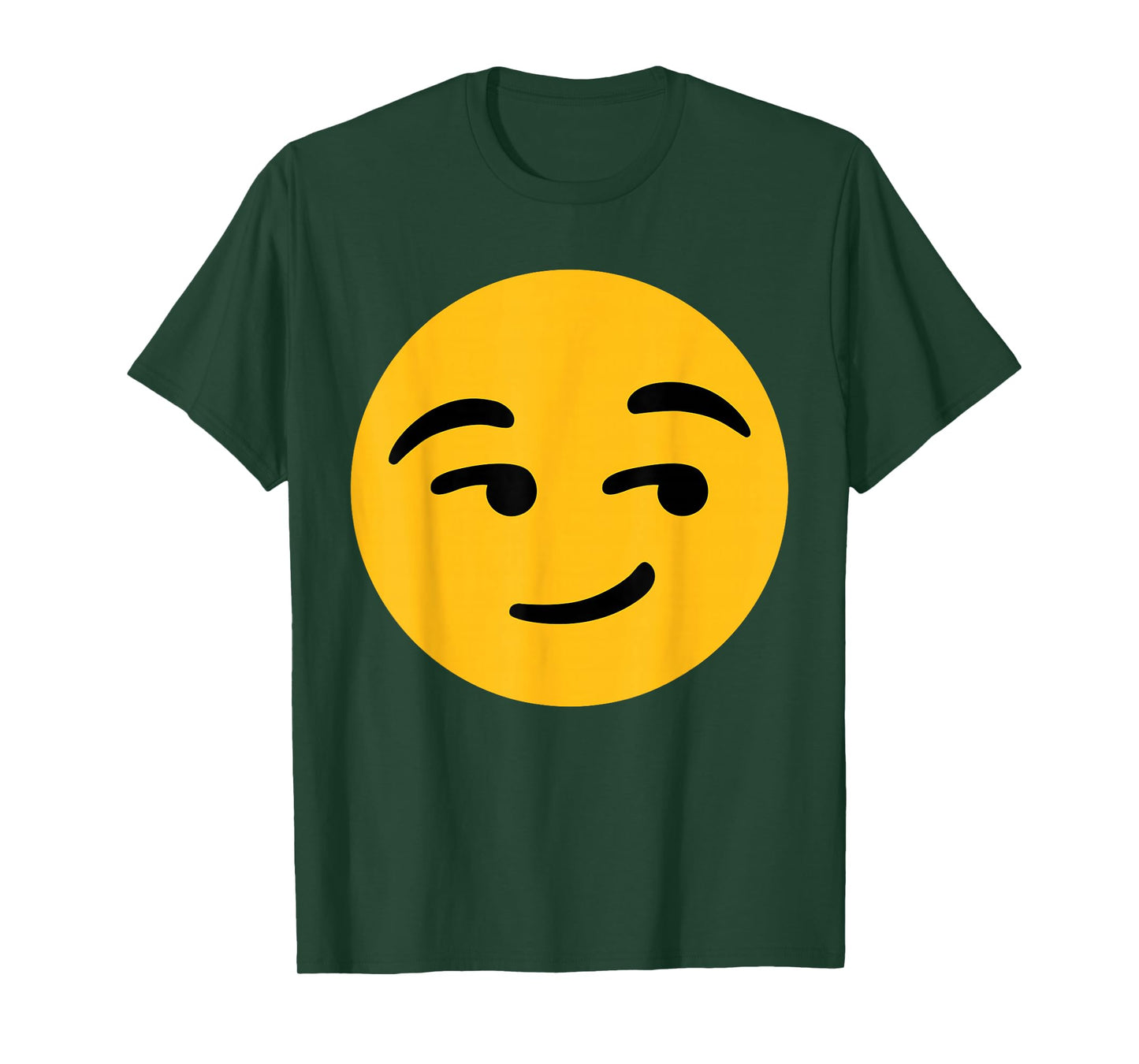 Funny Emoticon Smirking Sarcastic Face of Contempt T-Shirt