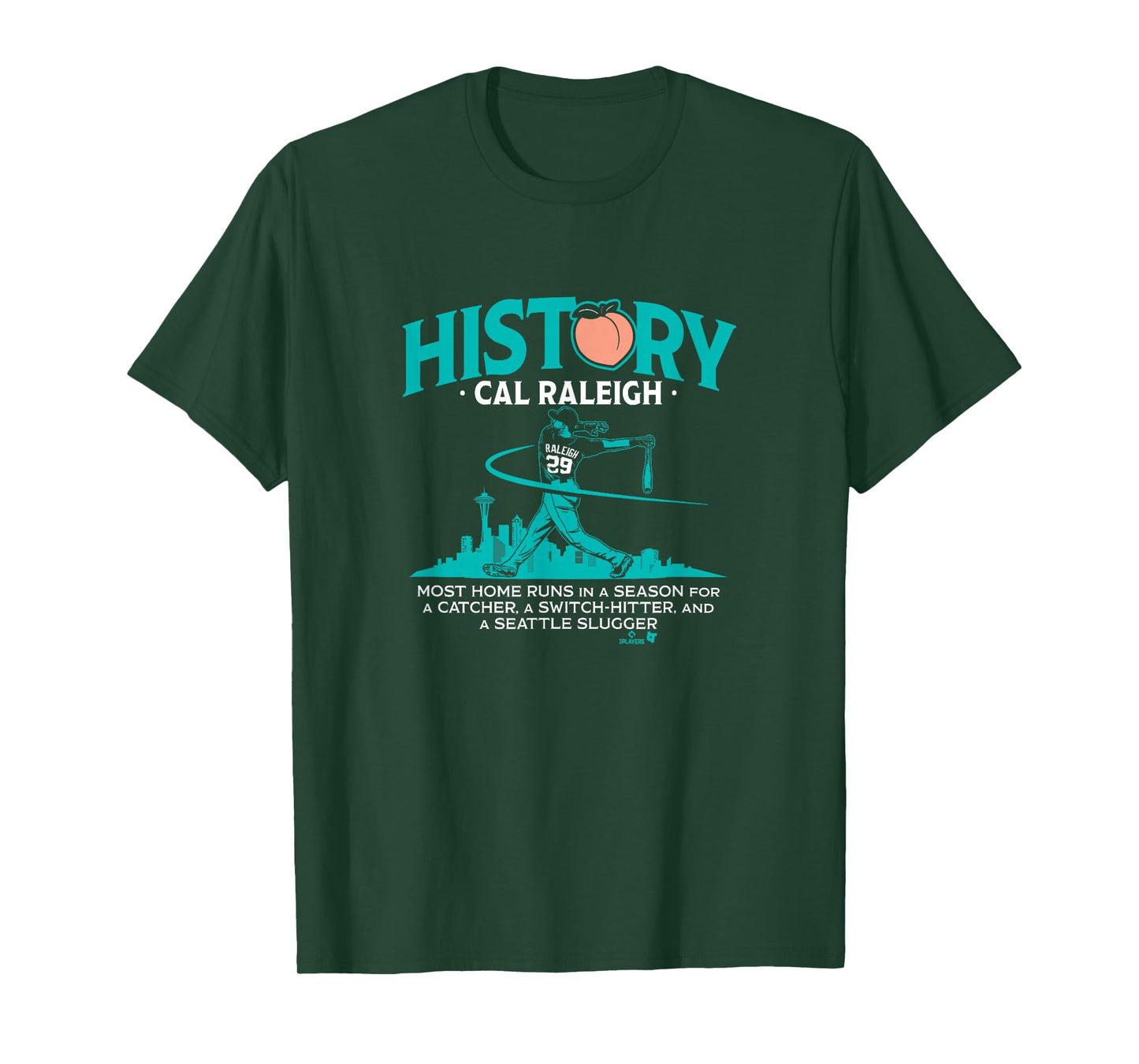Cal Raleigh - History for Big Dumper - Seattle Baseball T-Shirt