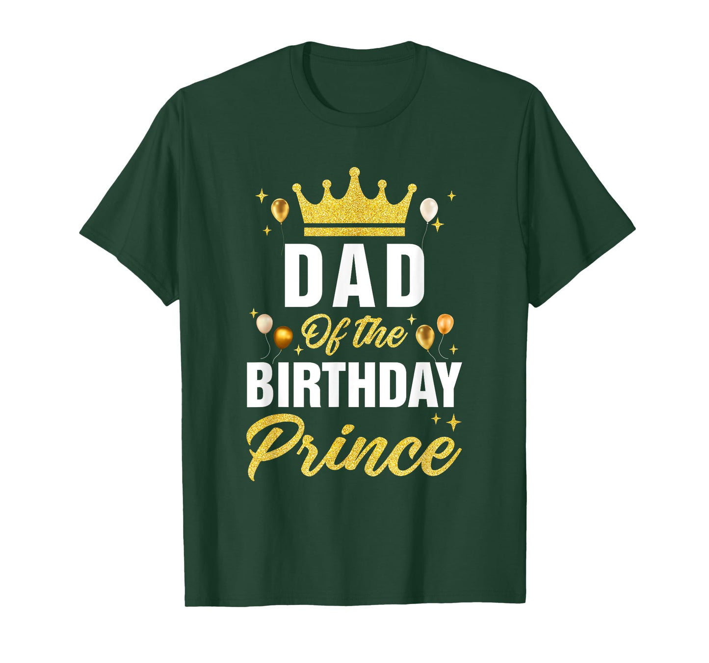 Dad Of The Birthday Prince Boys Bday Party For Him T-Shirt