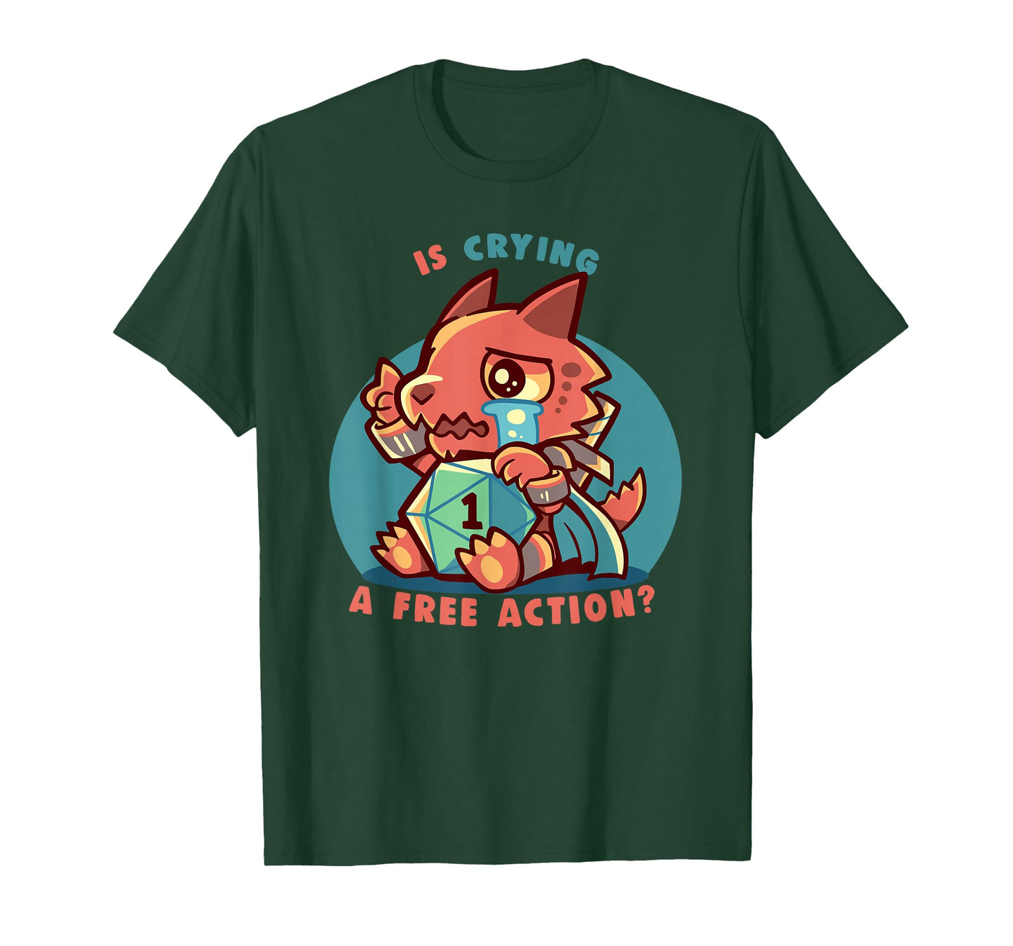 Crying is a Free Action T-Shirt