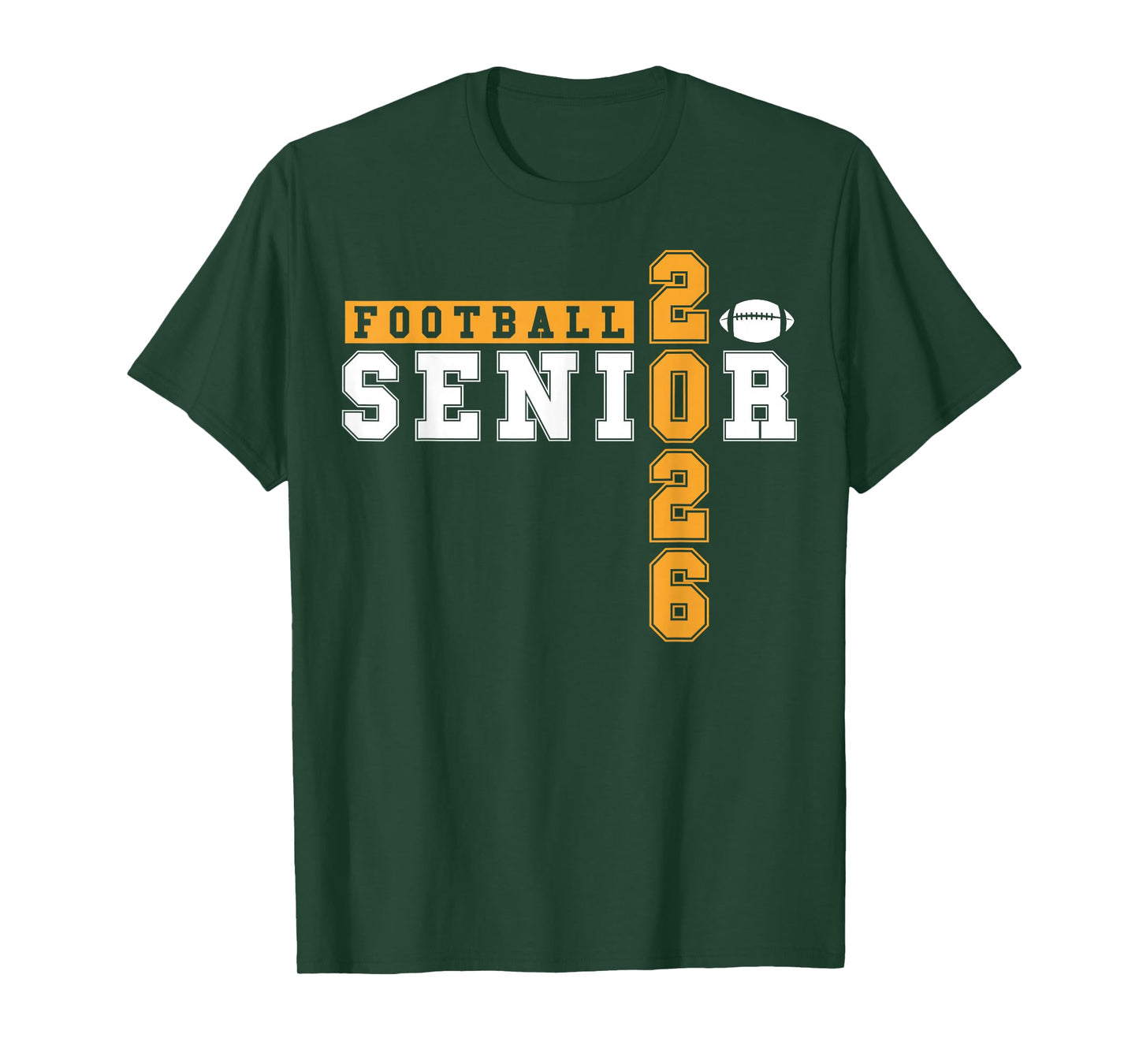 Football Senior Night Football Senior 2026 Graduation 17 T-Shirt