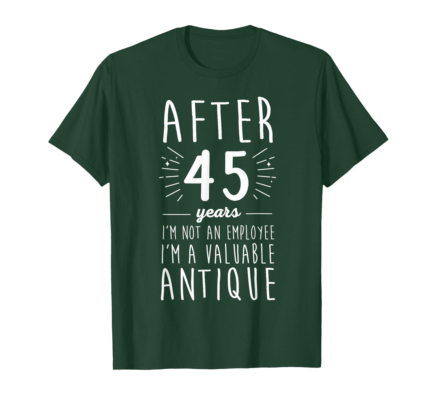 Celebrate 45 Years Work Anniversary Fun 45 Years of Service T-Shirt