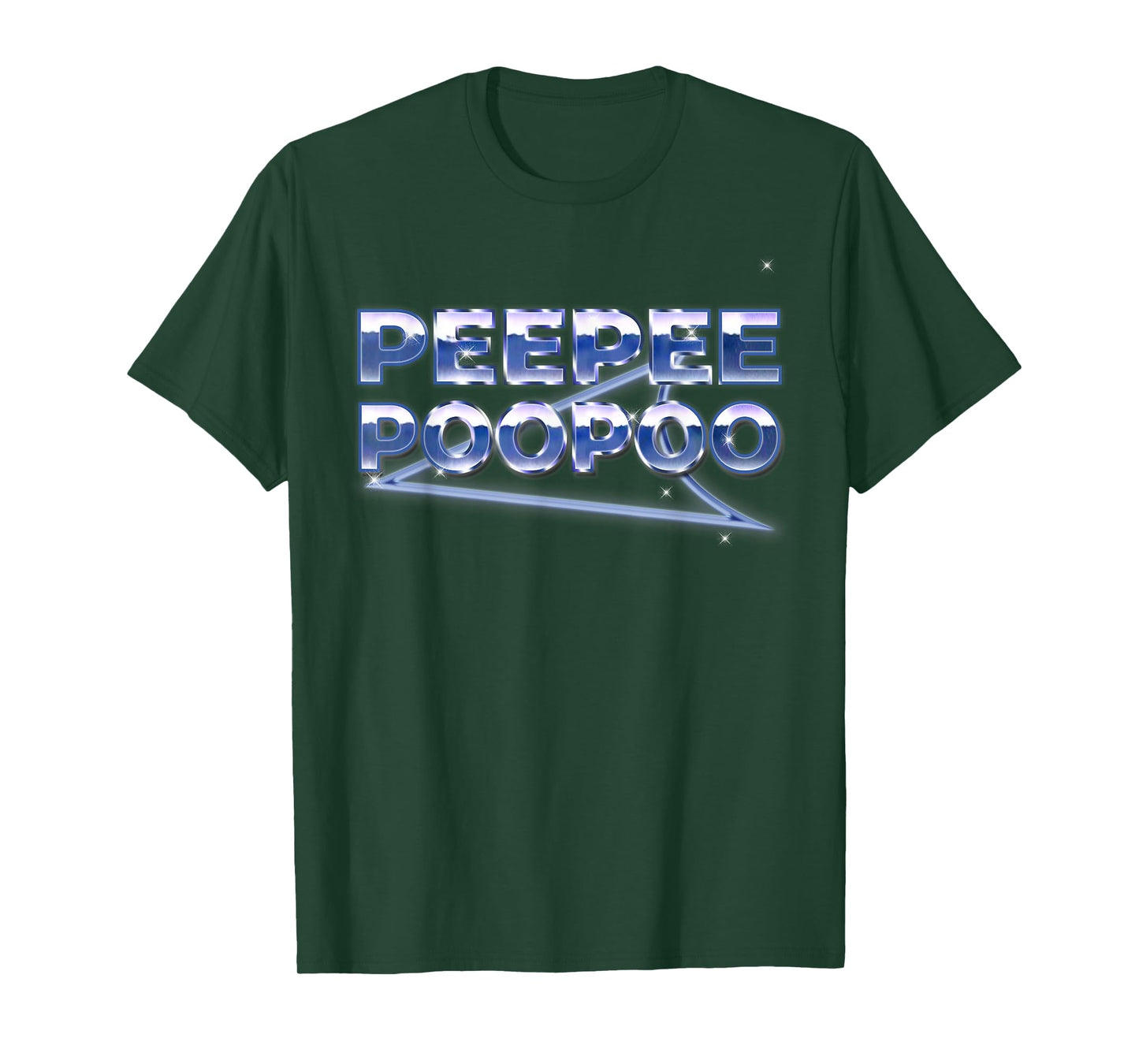 Peepee Poopoo Funny Retro Vaporwave Gaming Viral Text Humor T-Shirt