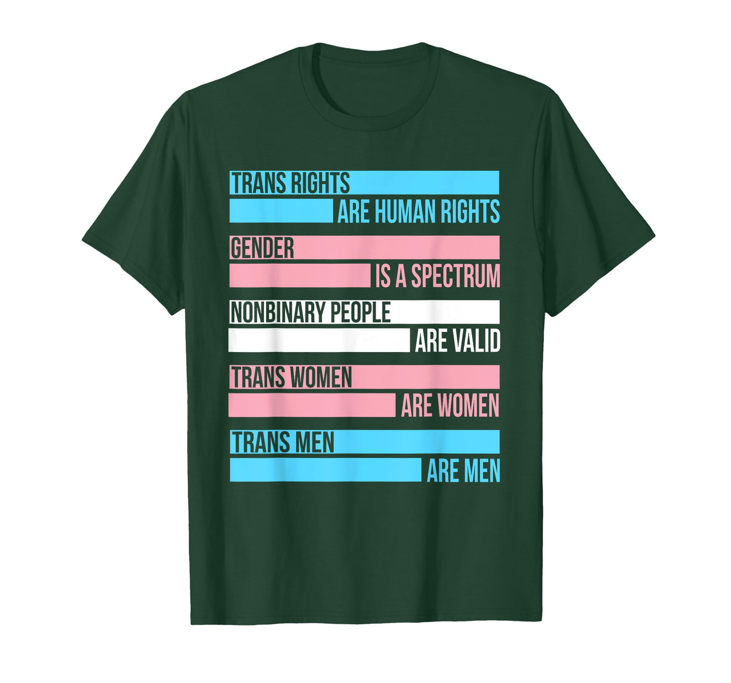 Trans Rights are Human Rights Gender is A Spectrum T-Shirt