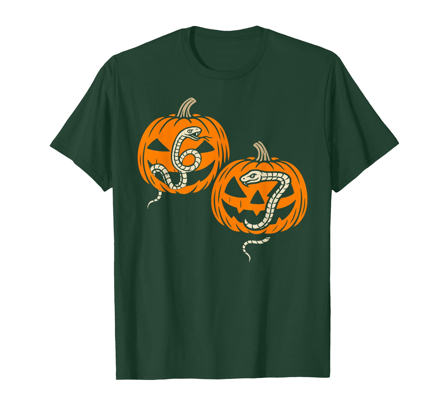 Snakes and Pumpkins 6 7 Halloween T-Shirt