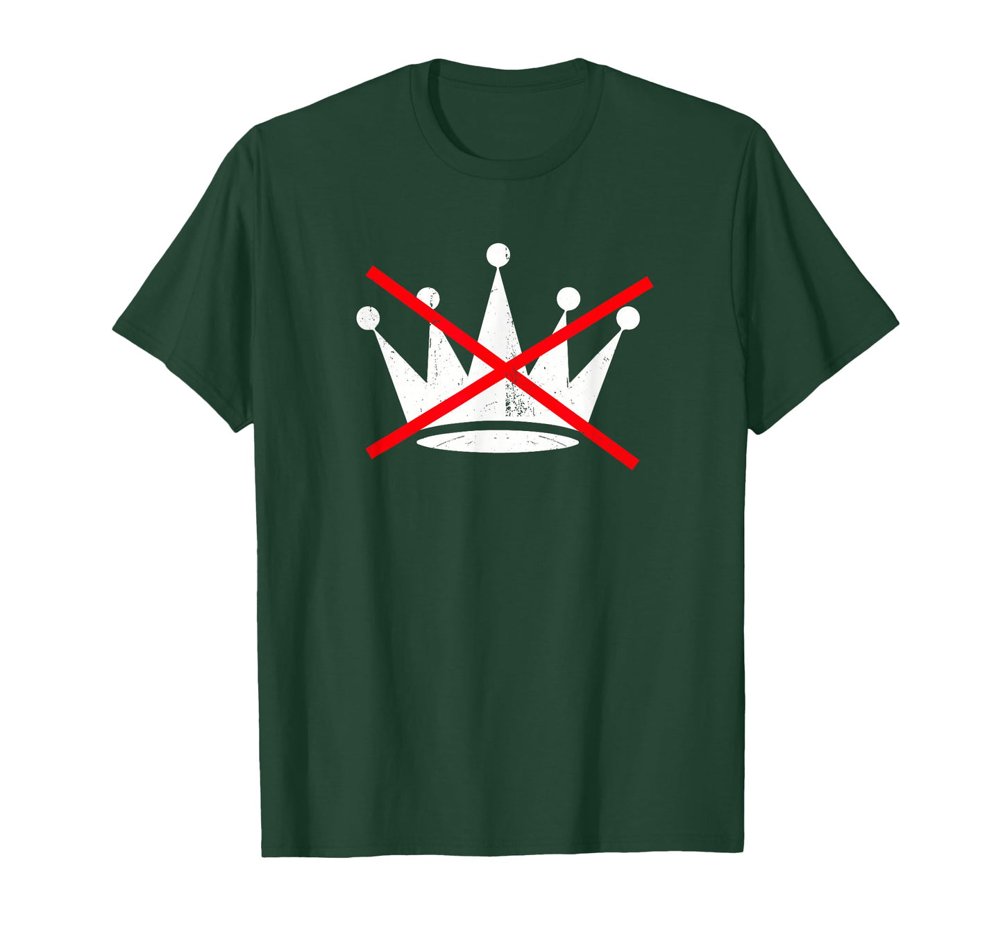 No Kings in America Vintage Distressed Patriotic No Kings T-Shirt