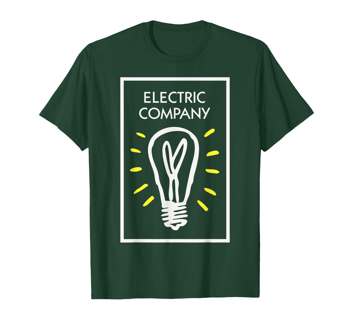 Monopoly Electric Company Icon Boxed Up Logo T-Shirt