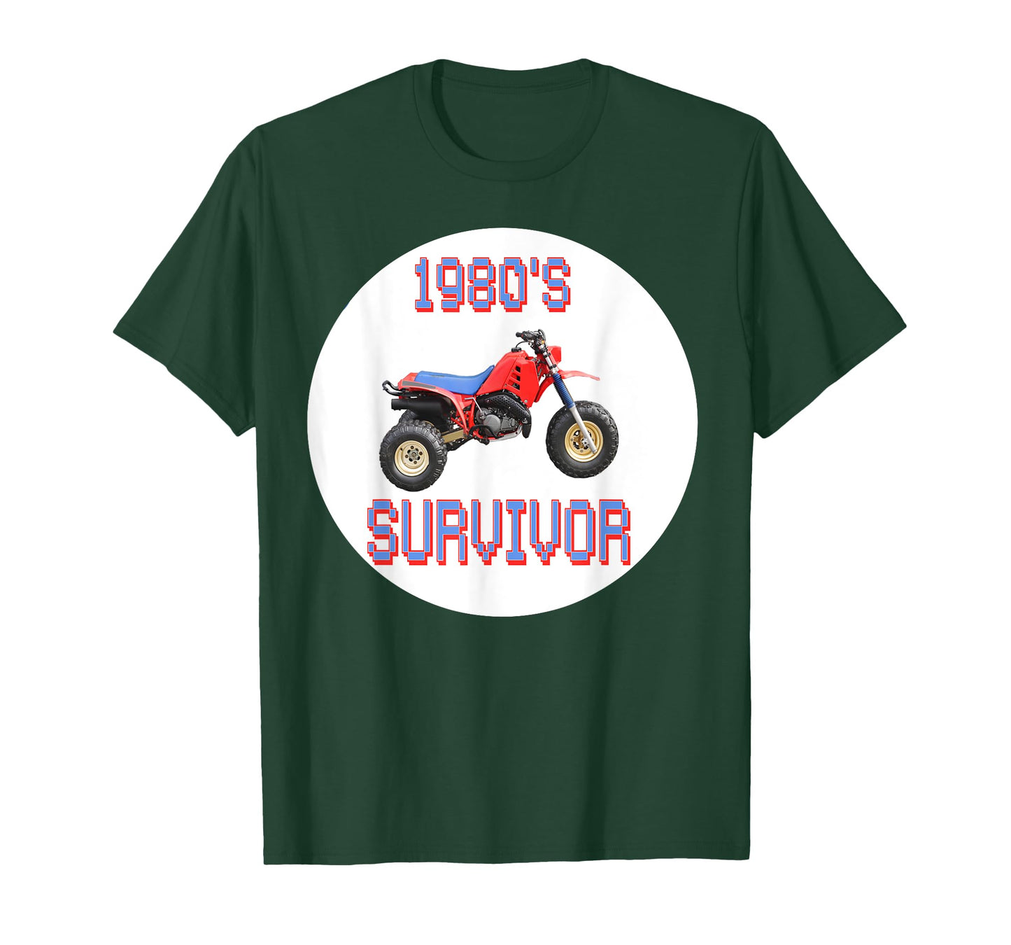 Funny 80's Survivor Three Wheeler T-Shirt