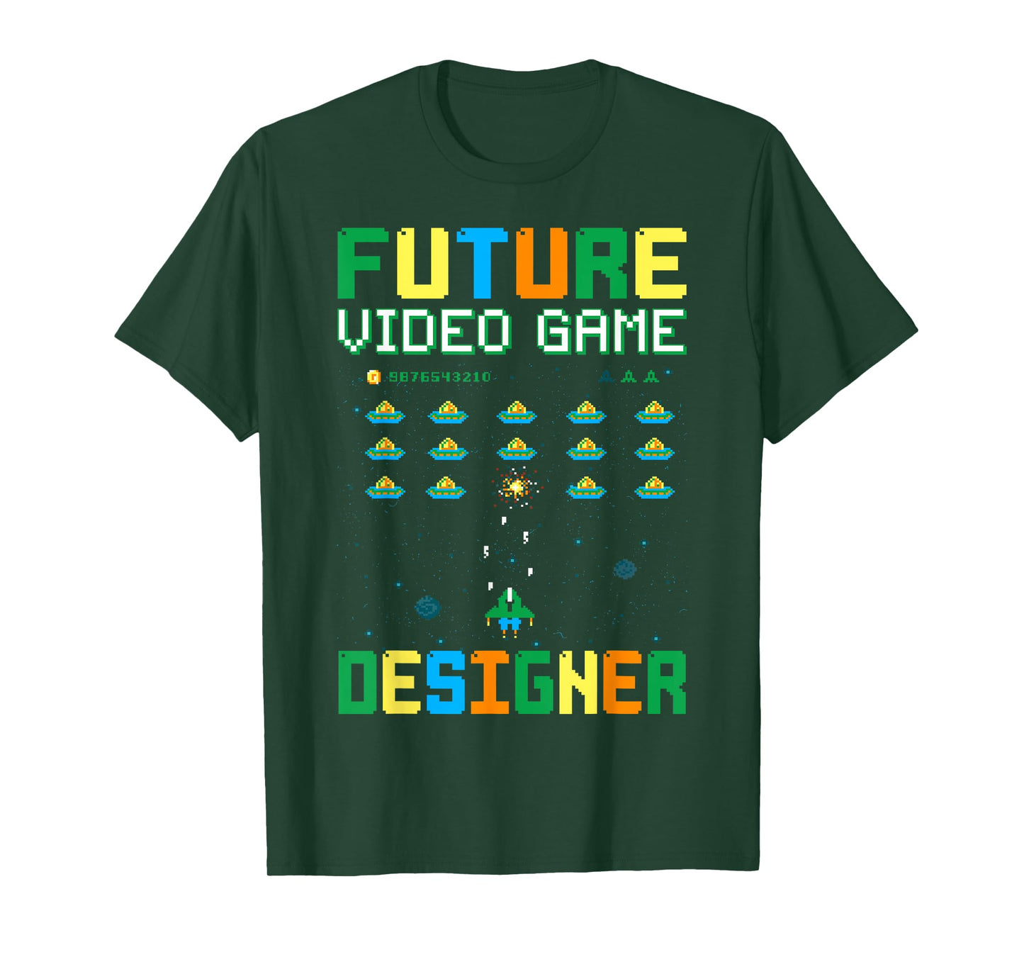 Future Video Game Designer For Kids, Game Developer T-Shirt