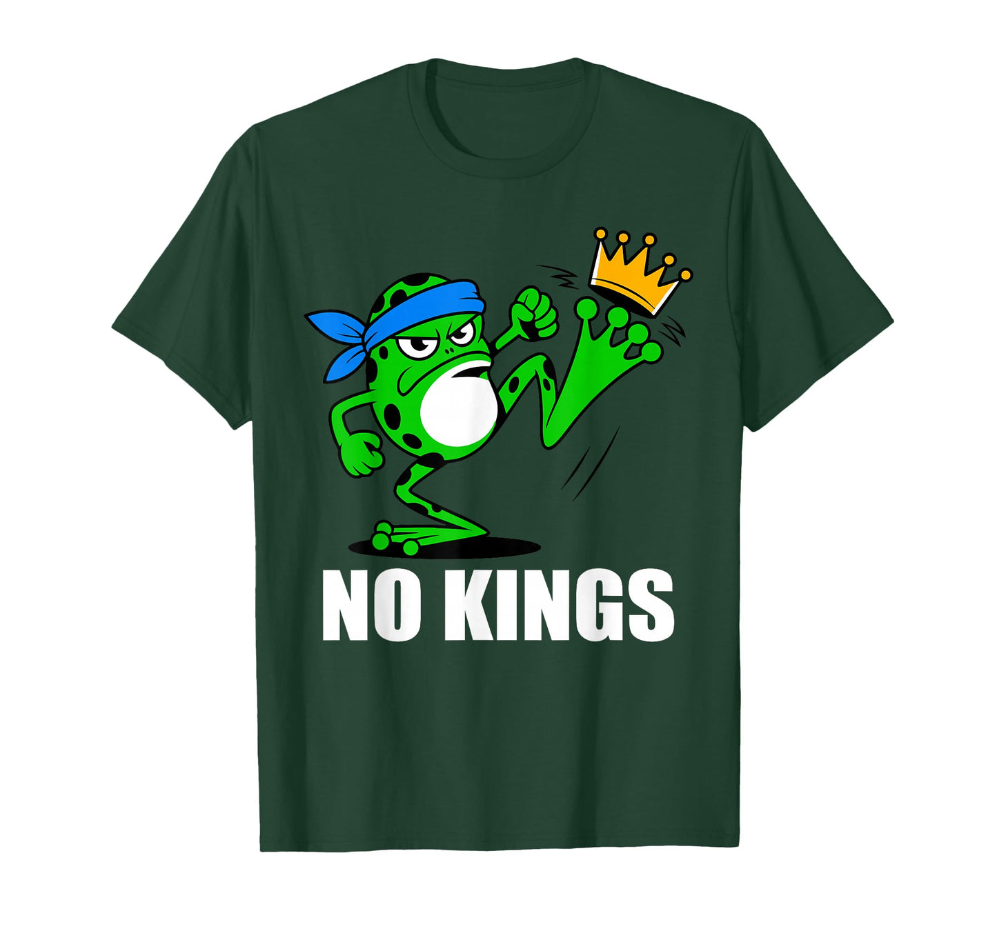 No Kings Men Women Frog Protest T-Shirt