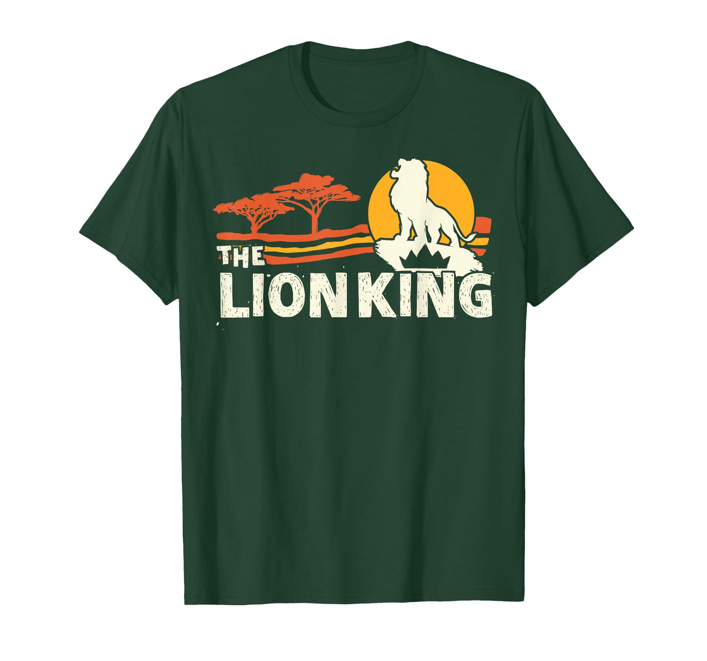 Disney The Lion King Live Action Savannah Sunset Portrait T-Shirt