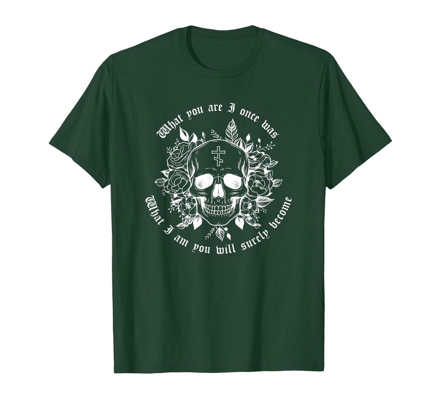 Vintage Remember Death Skull Cross Orthodox Church T-Shirt