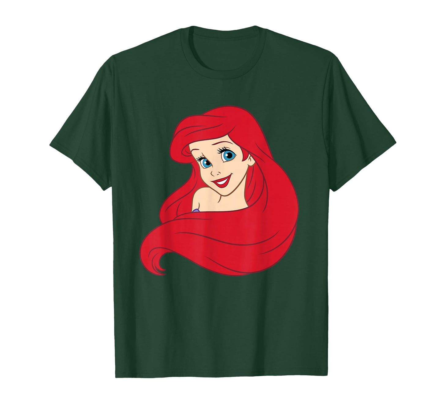 Disney The Little Mermaid Princess Ariel Big Face Costume T-Shirt