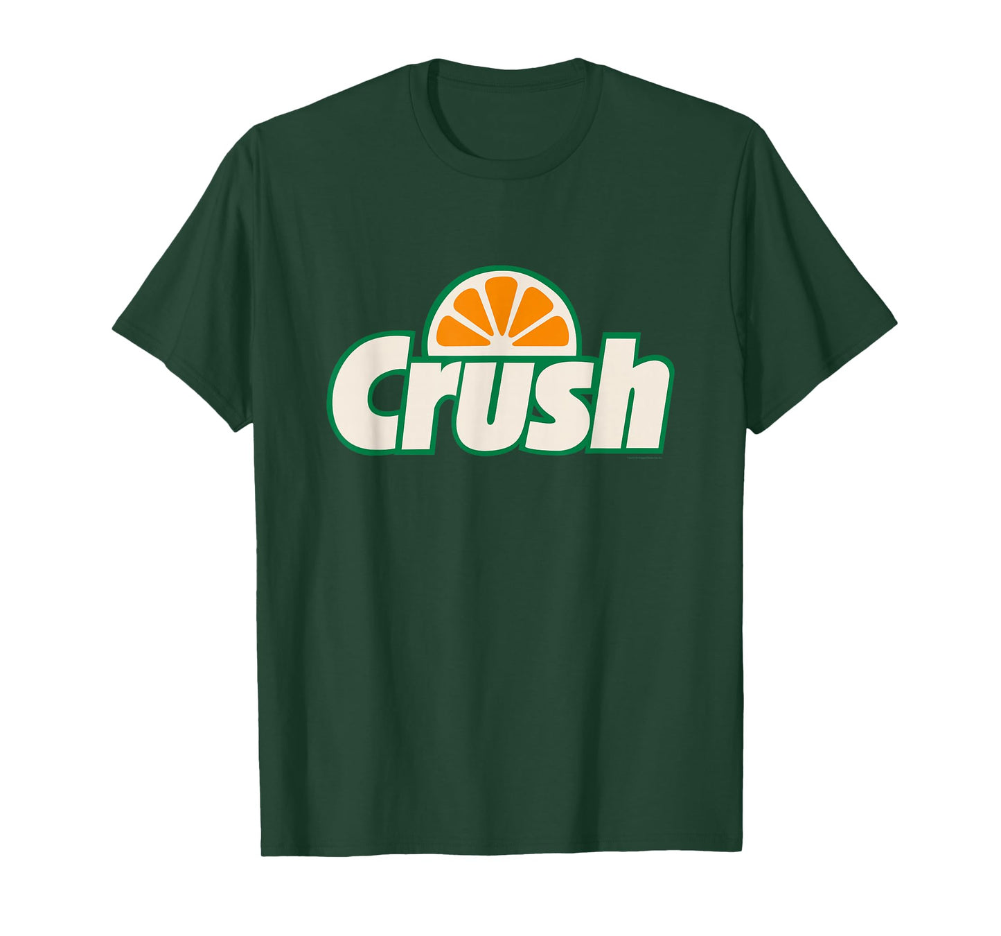 Crush Orange Slice Graphic Throwback Design T-Shirt