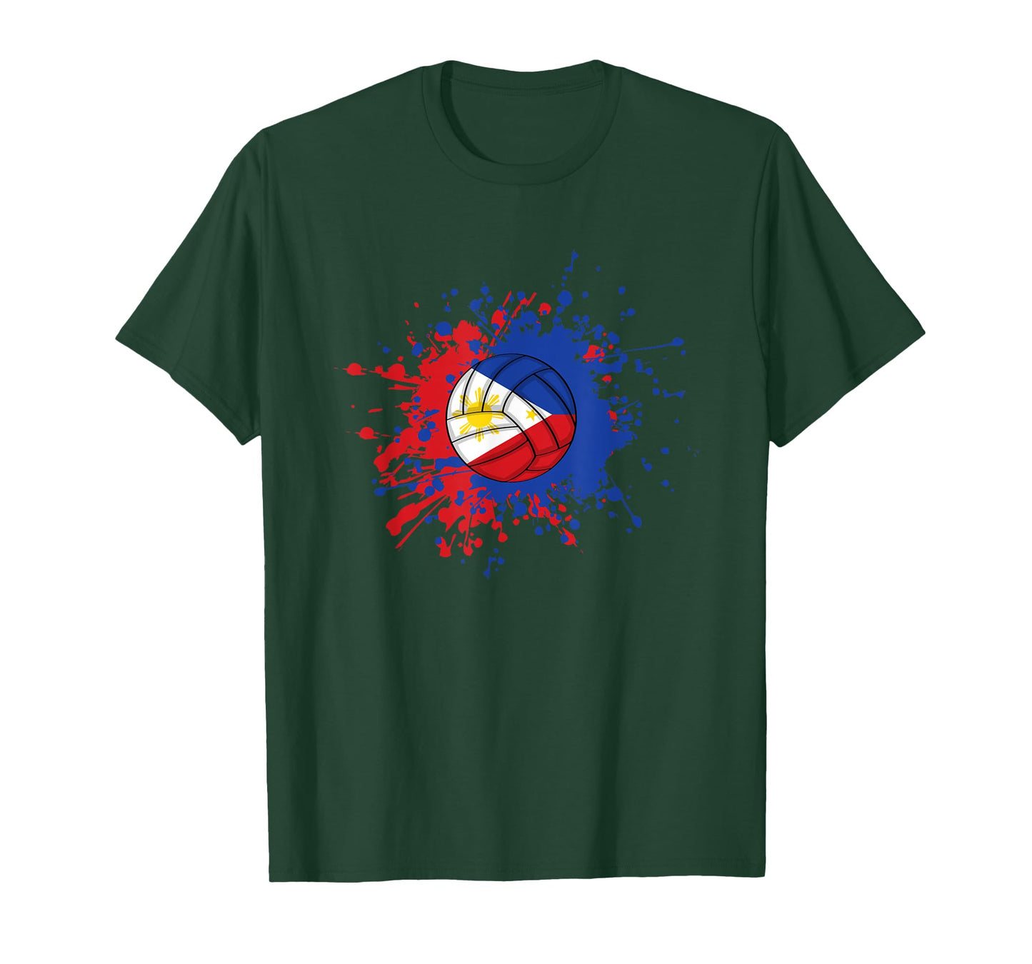 Philippine Volleyball With The Flag Of Philippines T-Shirt