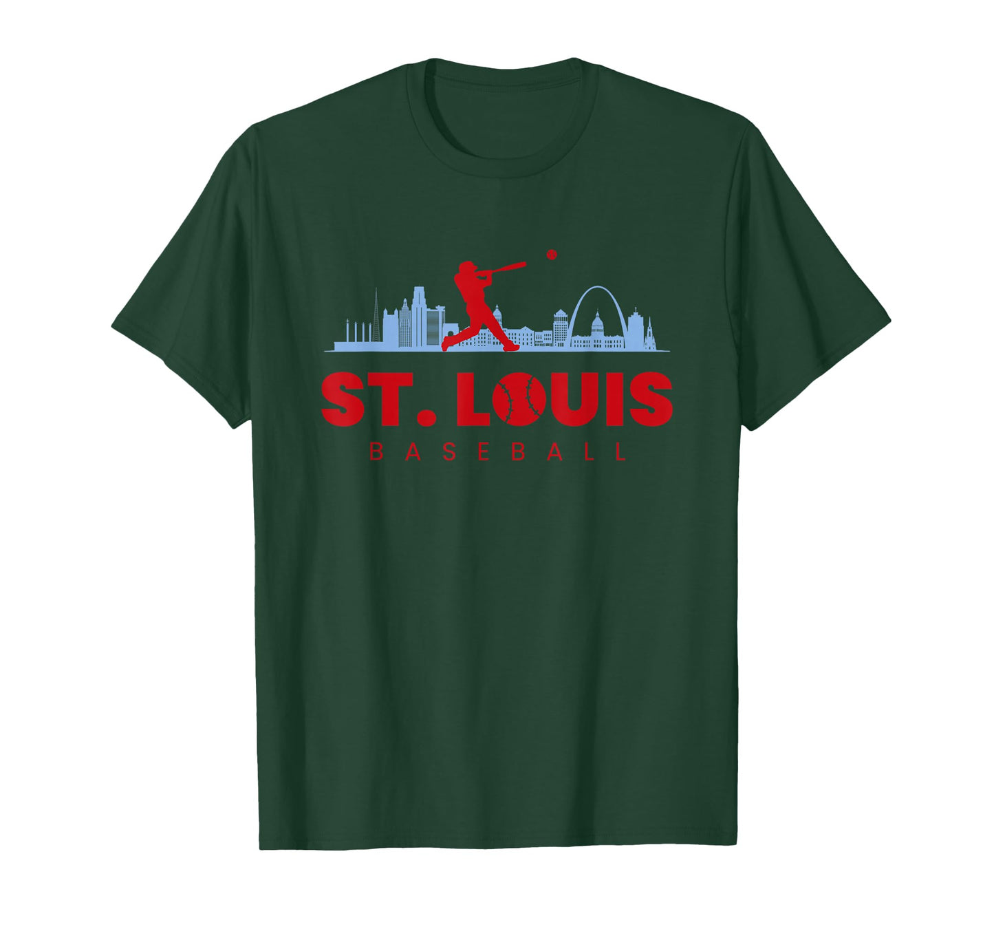 St Louis Baseball Vintage Minimalist Retro Baseball Lover T-Shirt