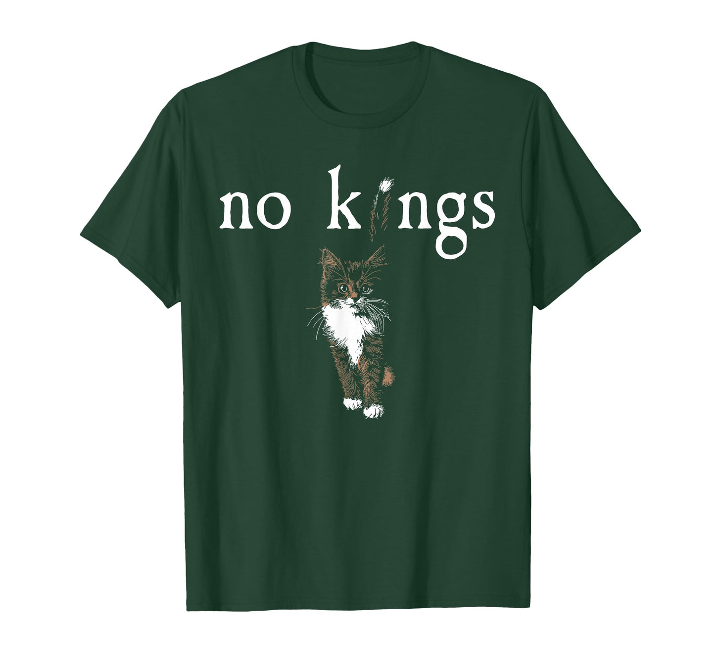 Cat No Kings Protest Resist T-Shirt