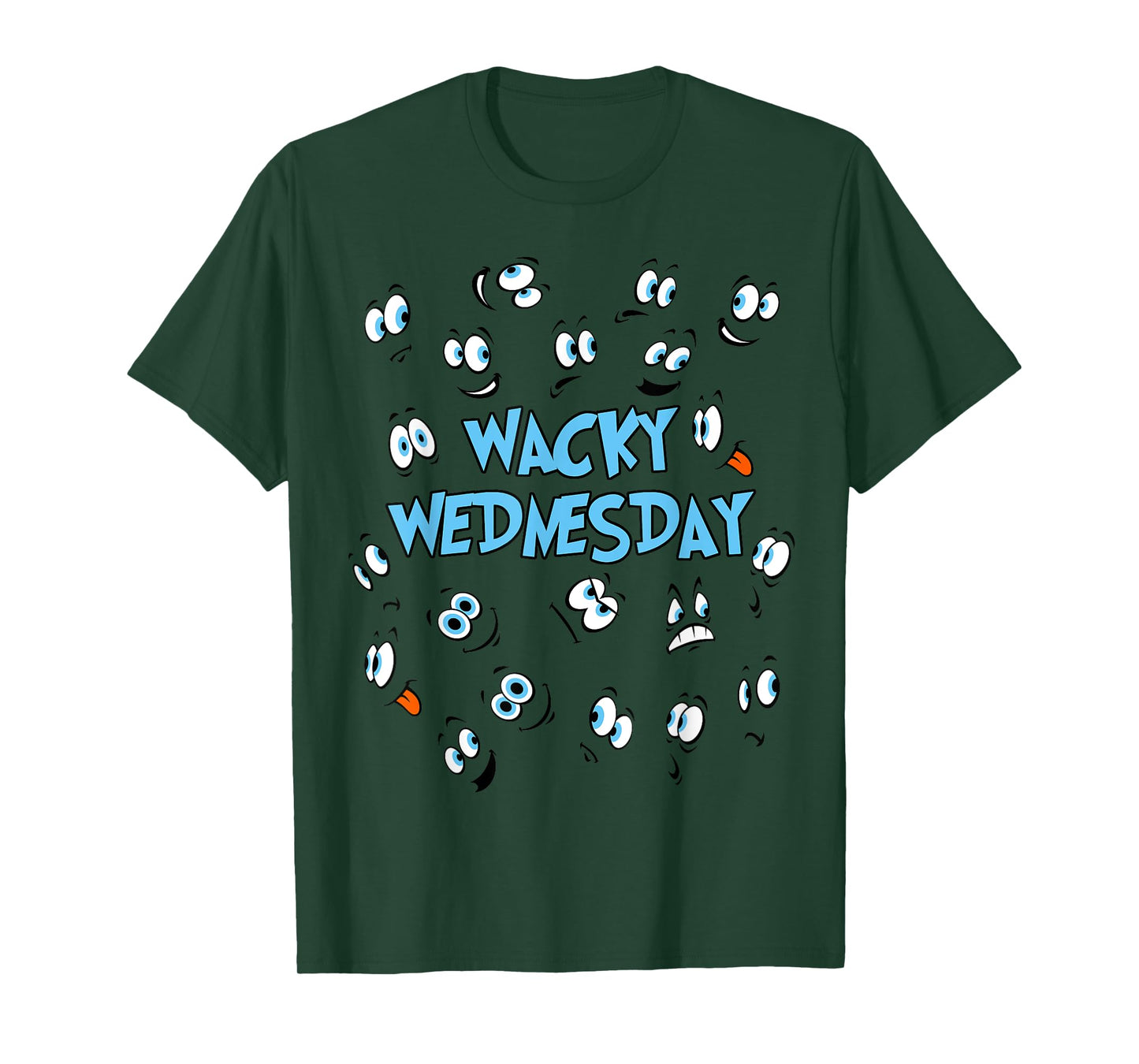 Wacky Face Wednesday Men, Woman and Kids Outfit for School T-Shirt
