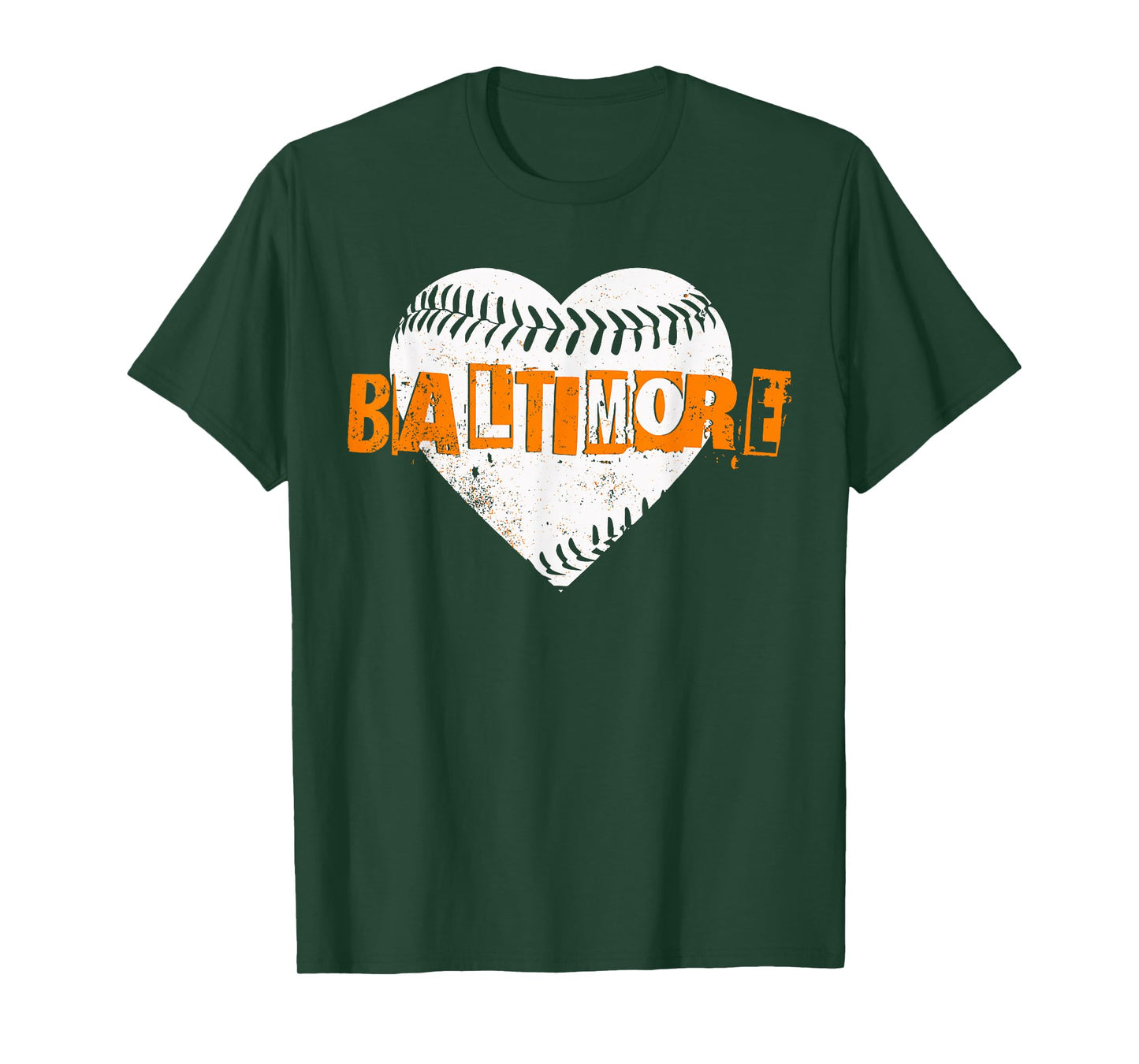 Baltimore Baseball Retro Vintage Design Baseball Lover T-Shirt