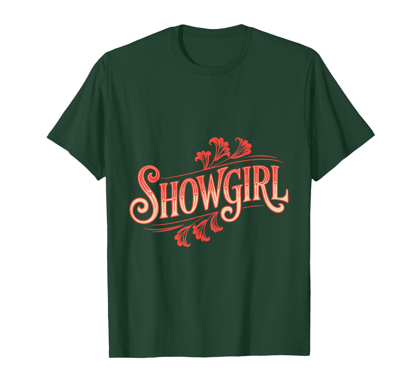 Showgirl Vintage Style Lettering Retro Fashion T-Shirt