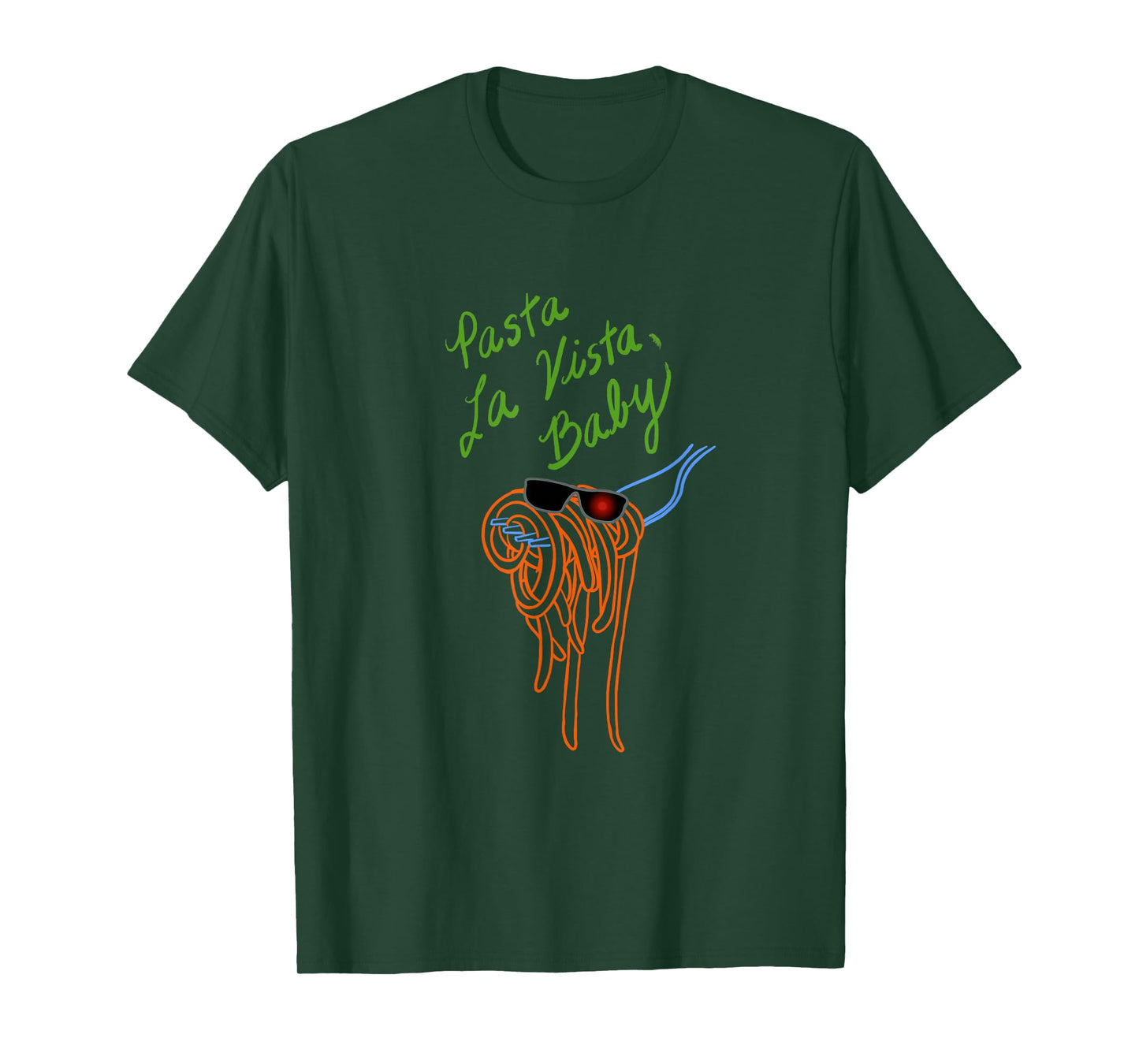 Funny Pasta La Vista Baby T-Shirt