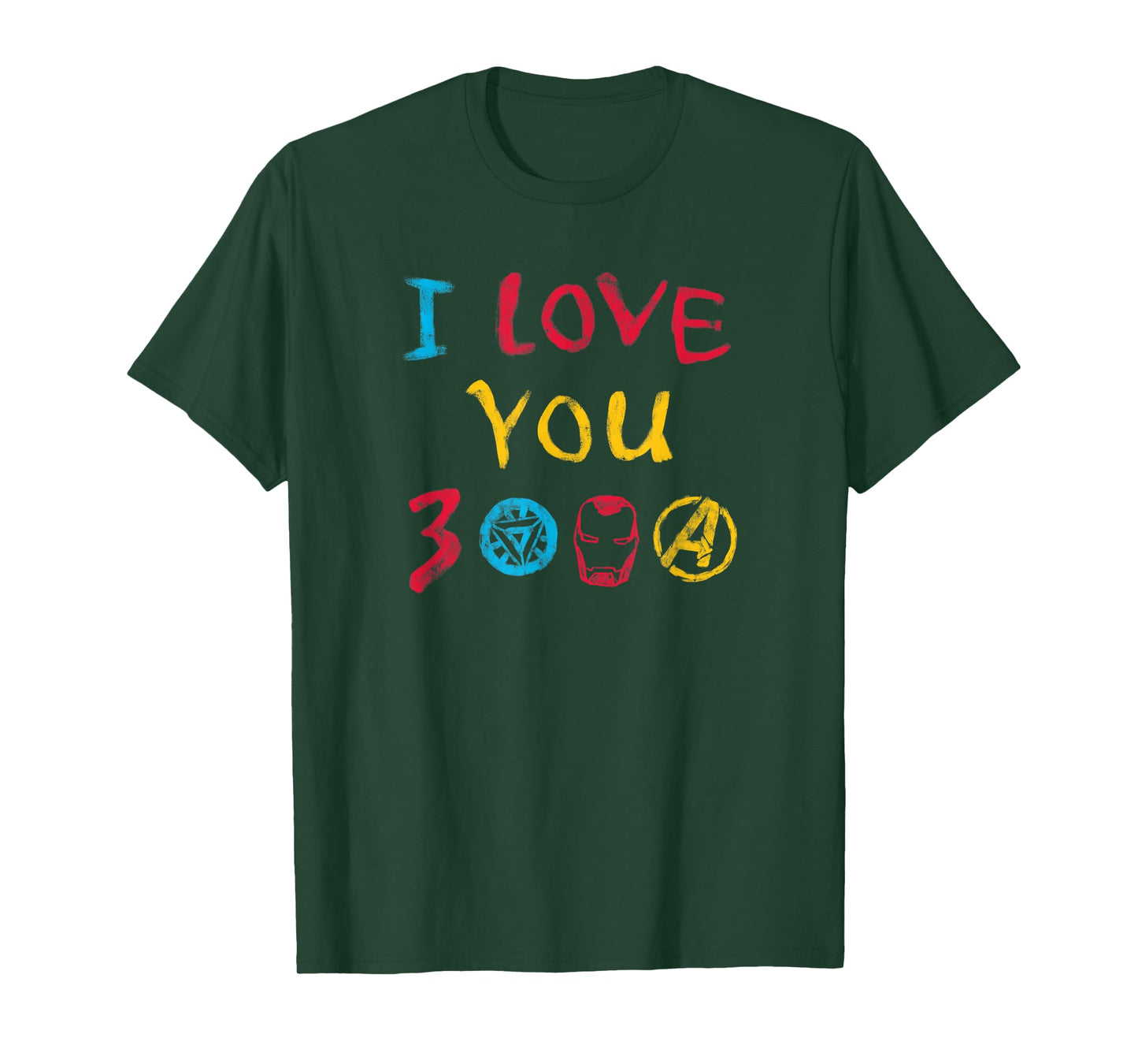 Marvel Avengers: Endgame I Love You 3000 Drawing T-Shirt